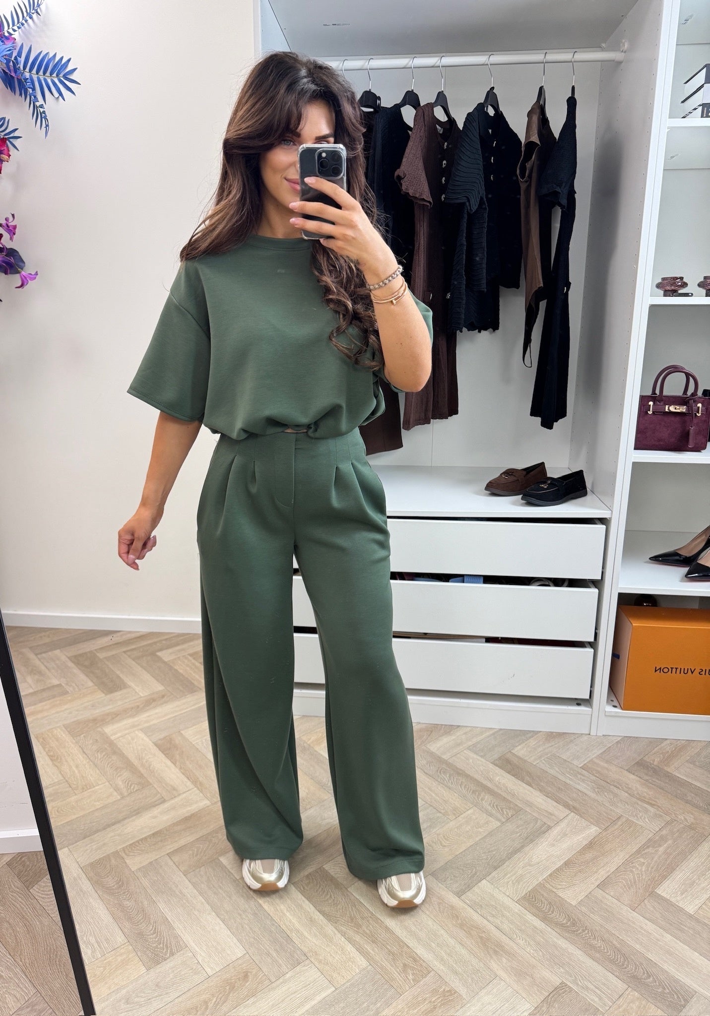 Joggings Set Donna New Army