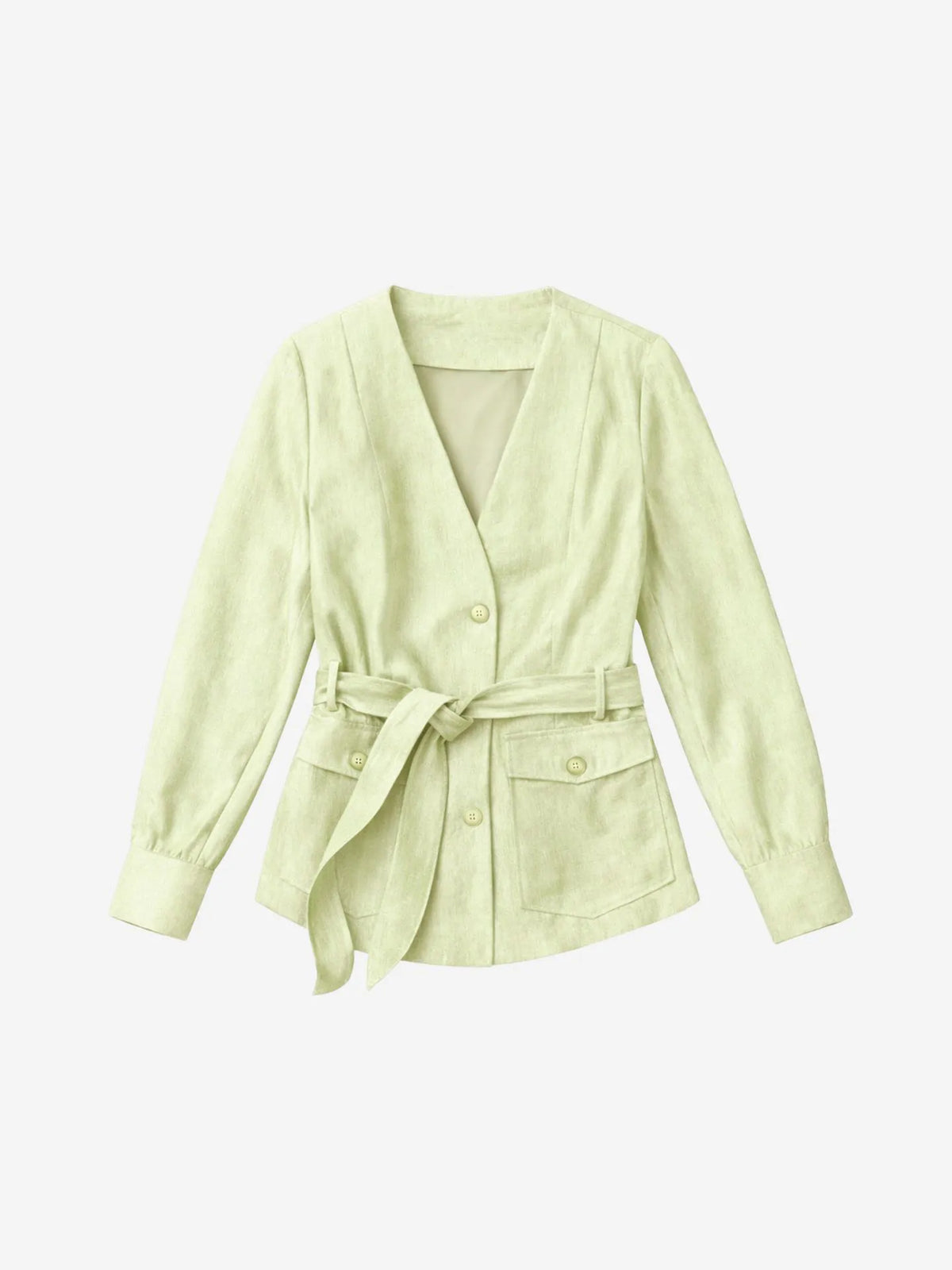 Blouse Porlamar Wrap Aloe Vera Nikkie