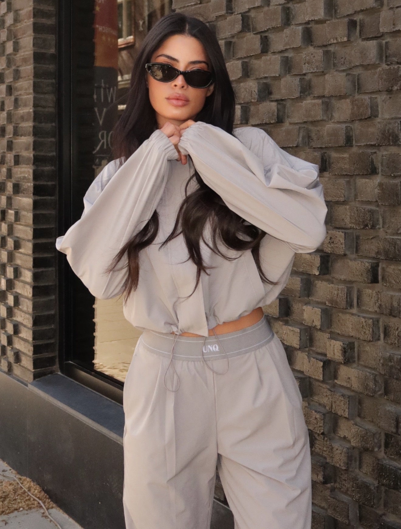 Gigi Jacket Unique The Label Light Grey