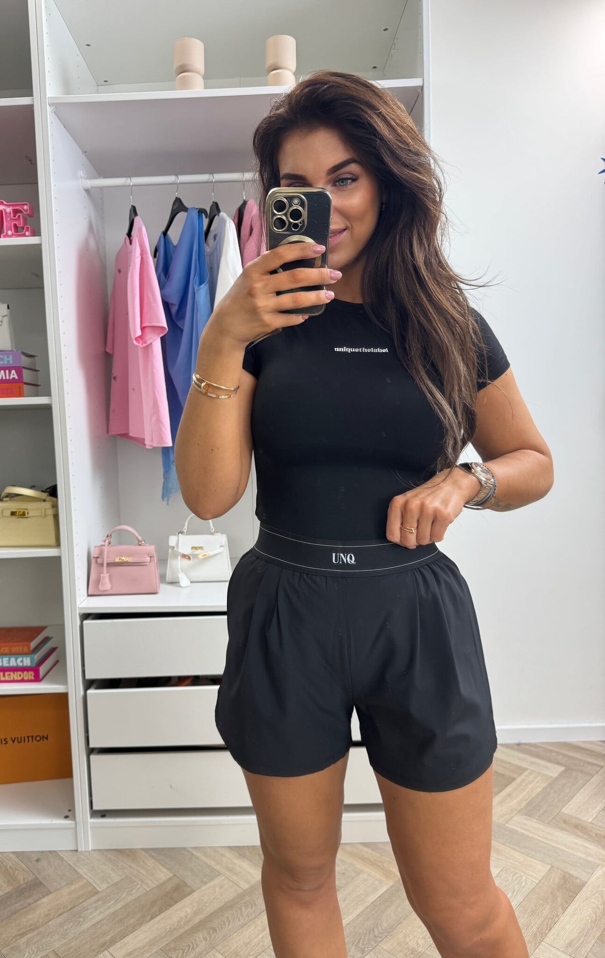 Top Short Sleeve giselle Black