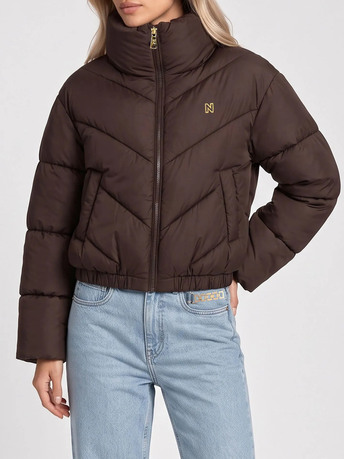 Anatolia Puffer Jacket Chocolate Torte Nikkie