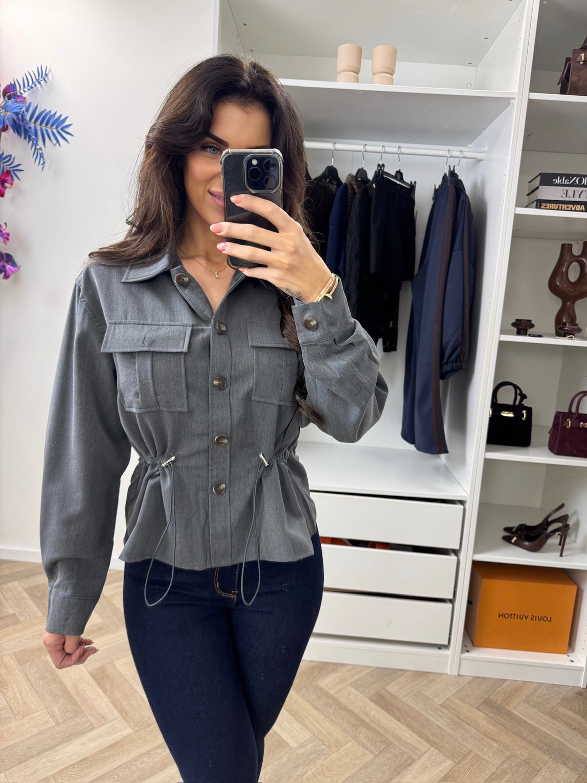 Blouse Mandy Grey 7092