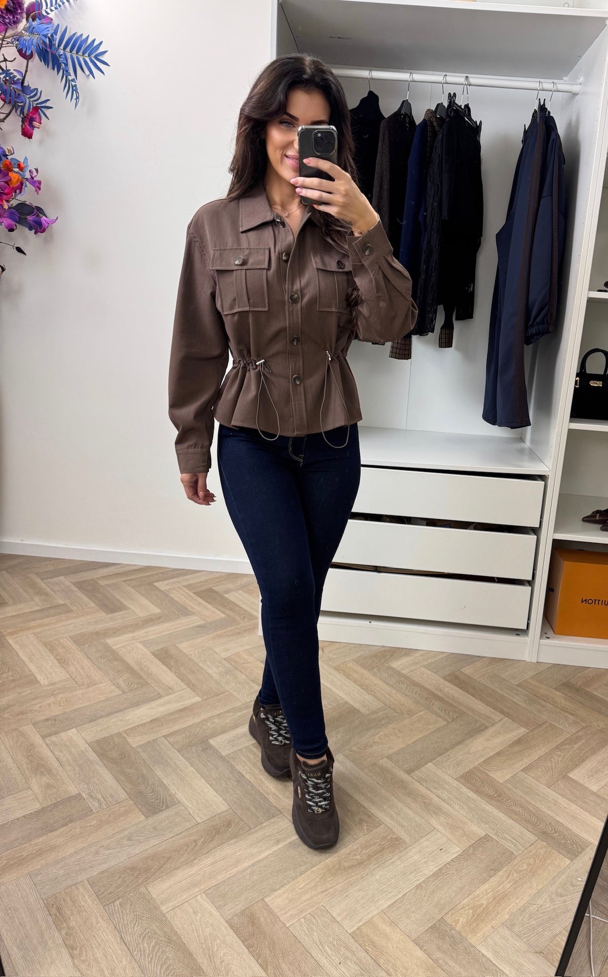 Blouse Mandy Taupe 7092