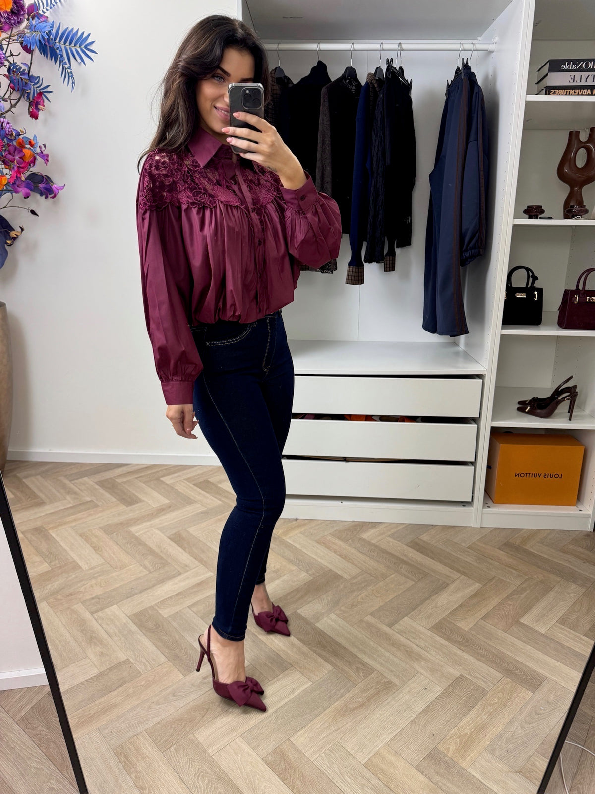 Blouse Koko Uni Wine 9918