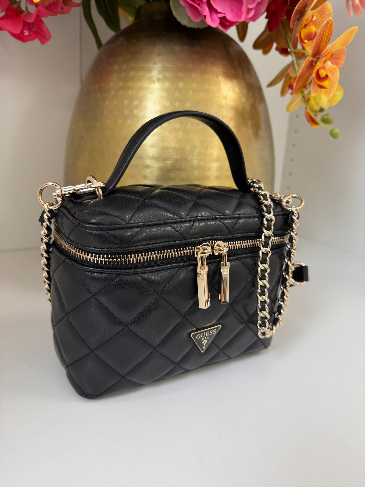 Crossbody Bag Juliet Black Guess 1389
