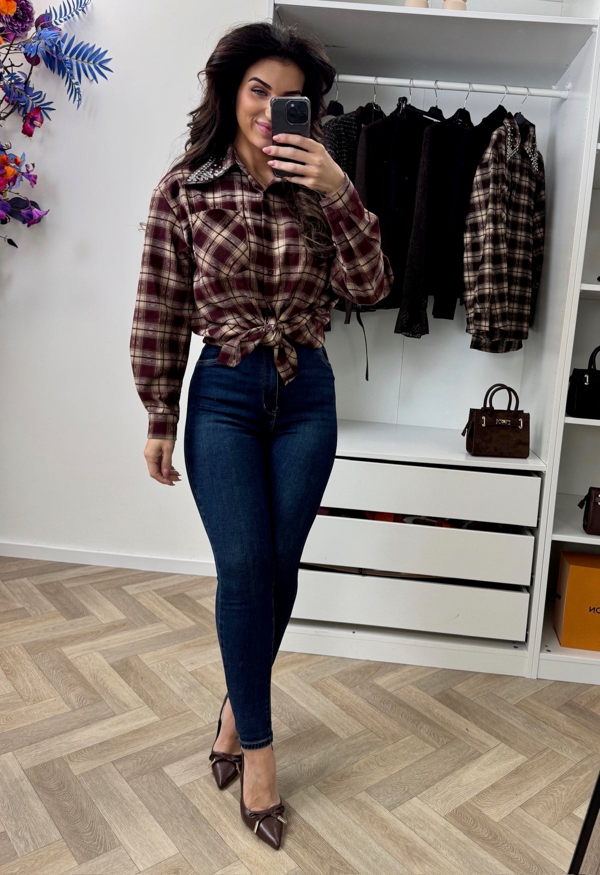 Blouse Felina Diamonds Bordeaux EN141