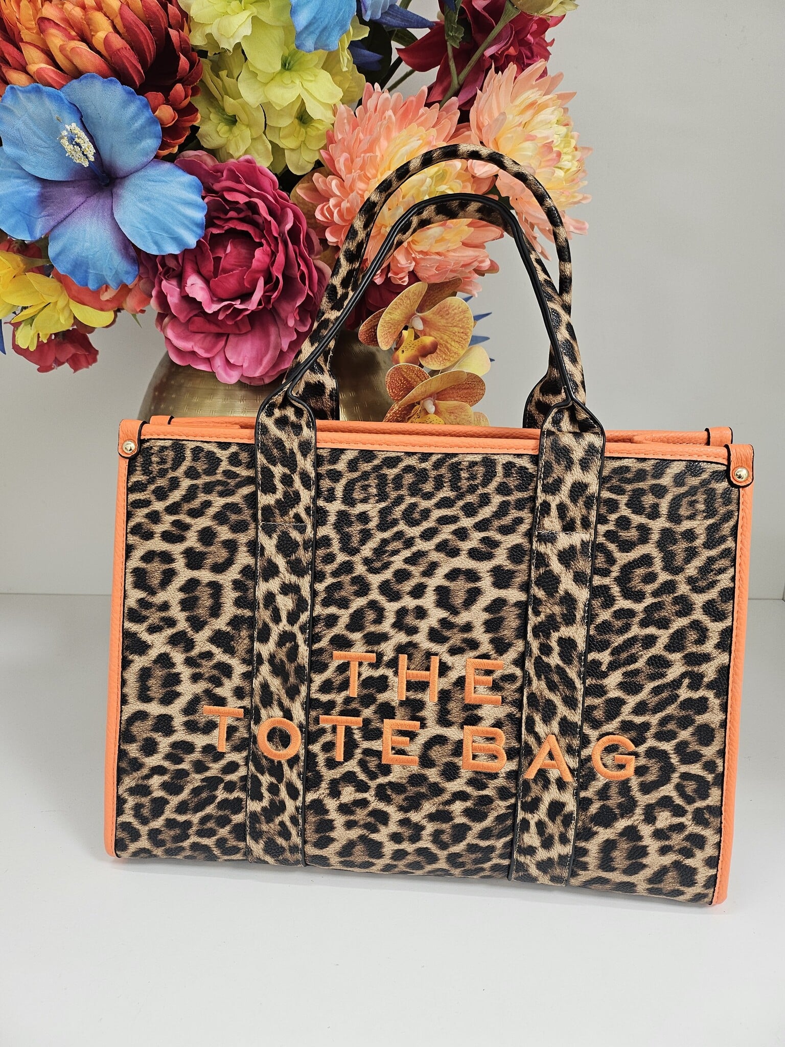 Tote bag Leopard BW-888 Orange
