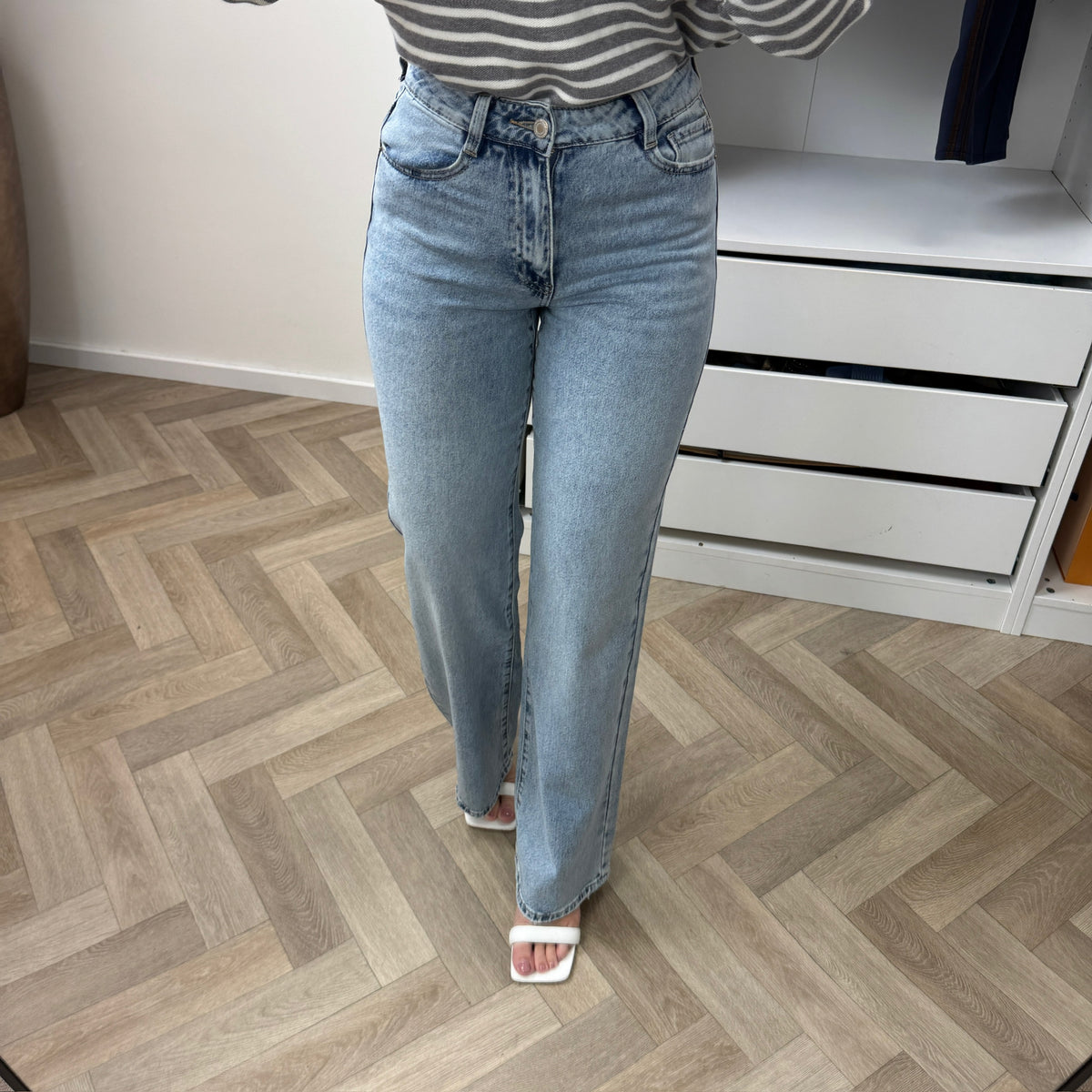 Jeans Laulia Straight Light Denim T6320-17