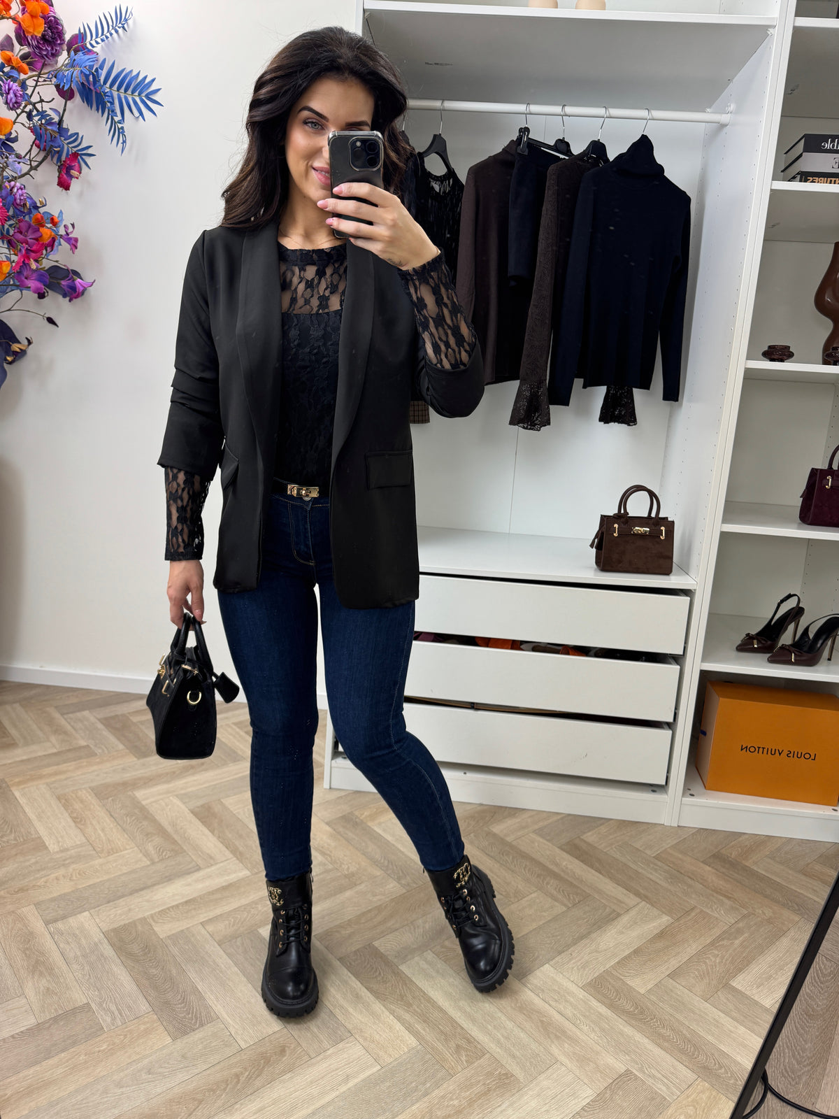 Smock Blazer Sunny Black