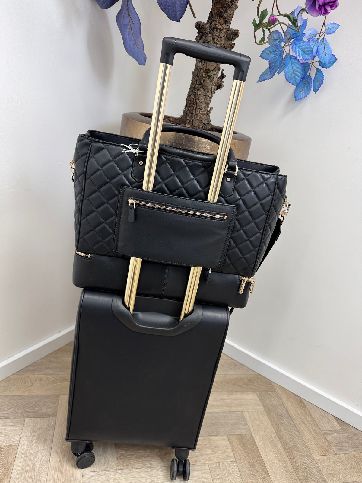Small Trolley Juliet Black Guess 1382
