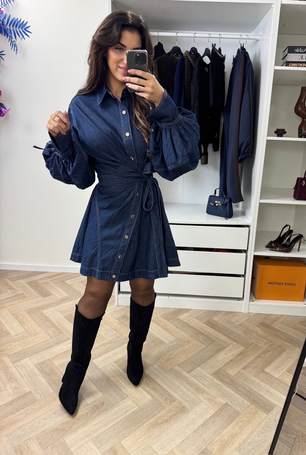 Denim Dress Soy YX1163