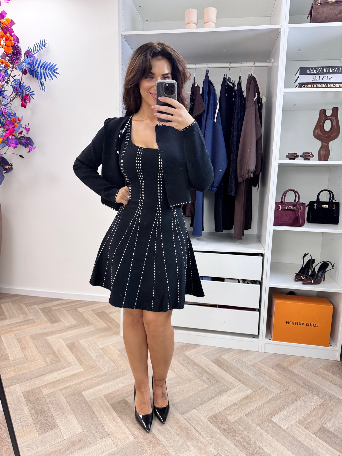 Dress Cardigan Black  MC2795