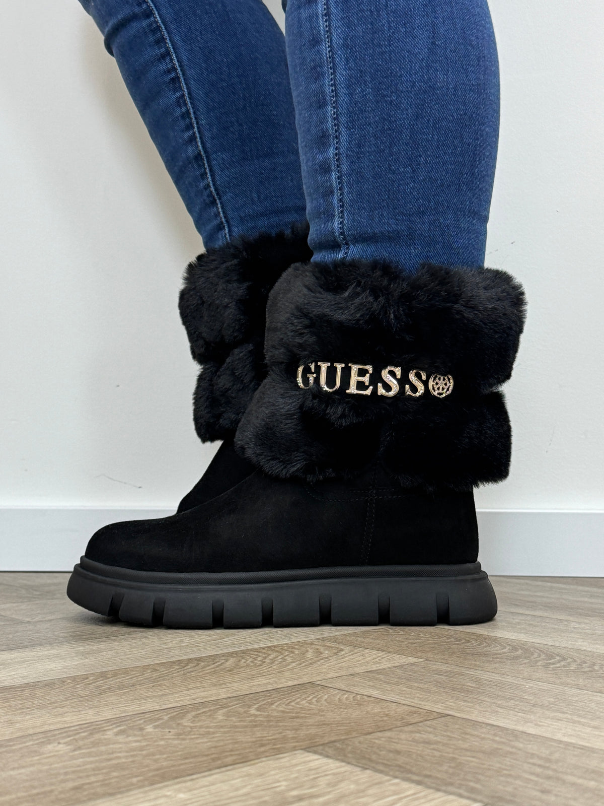 Boots Maribel Black Guess 1434