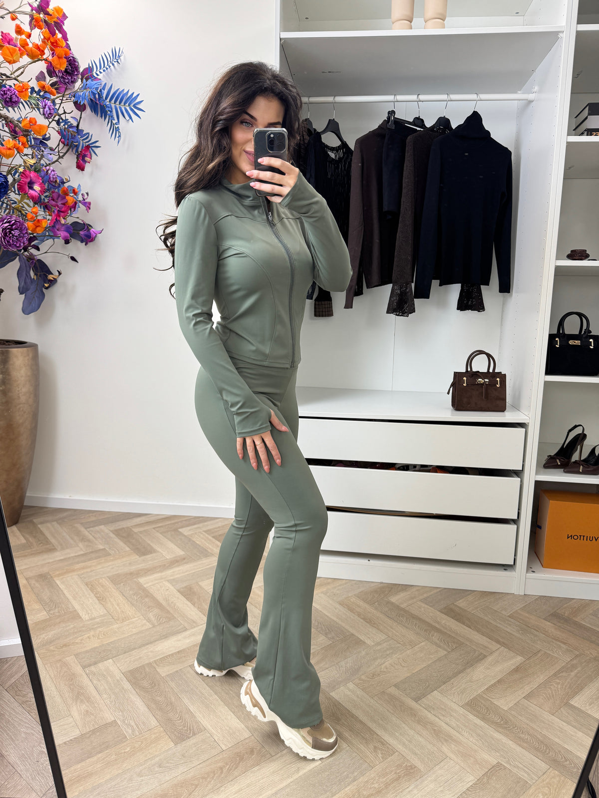 Sporty Set Stretch 980 Army