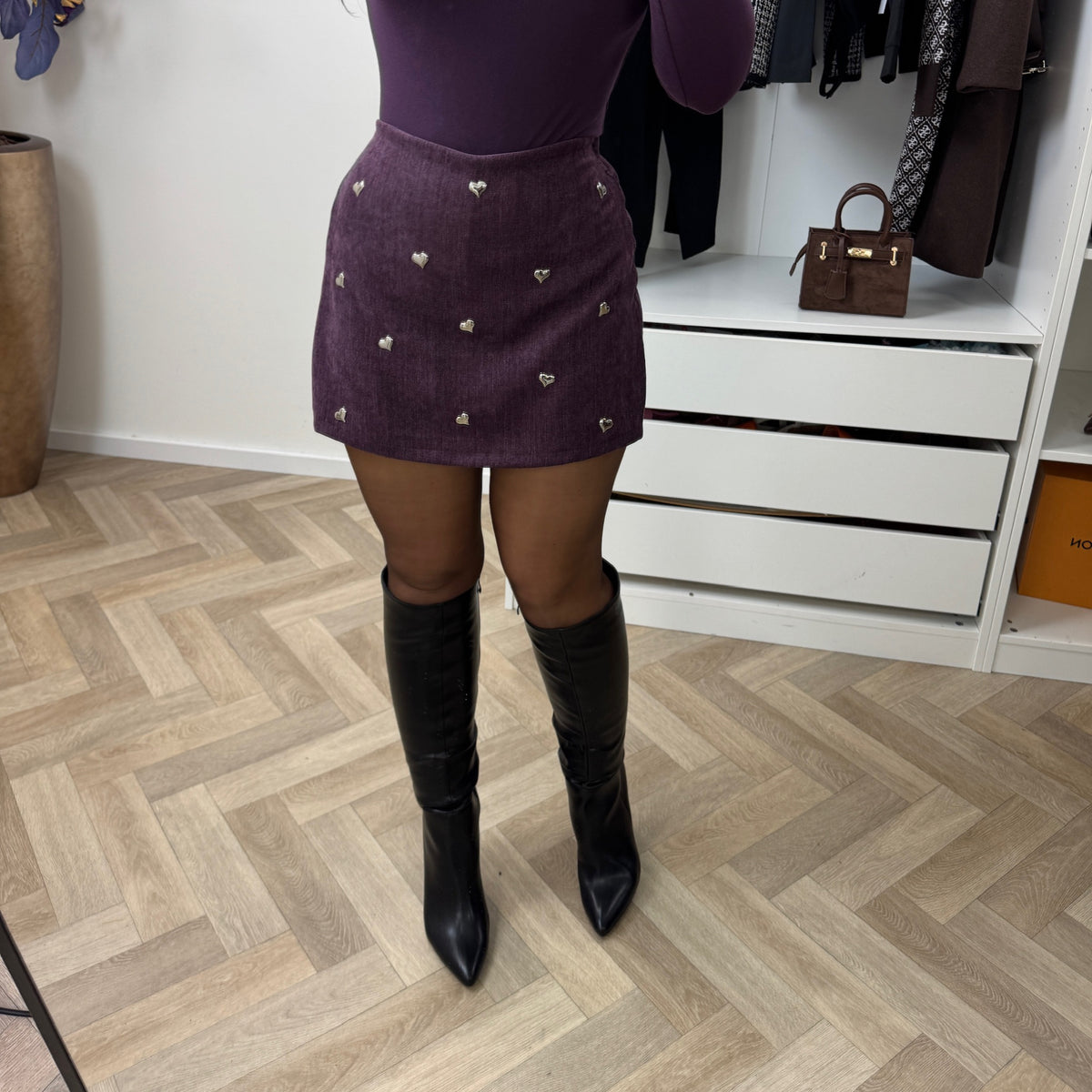 Short With Hearts Magenta PR90667