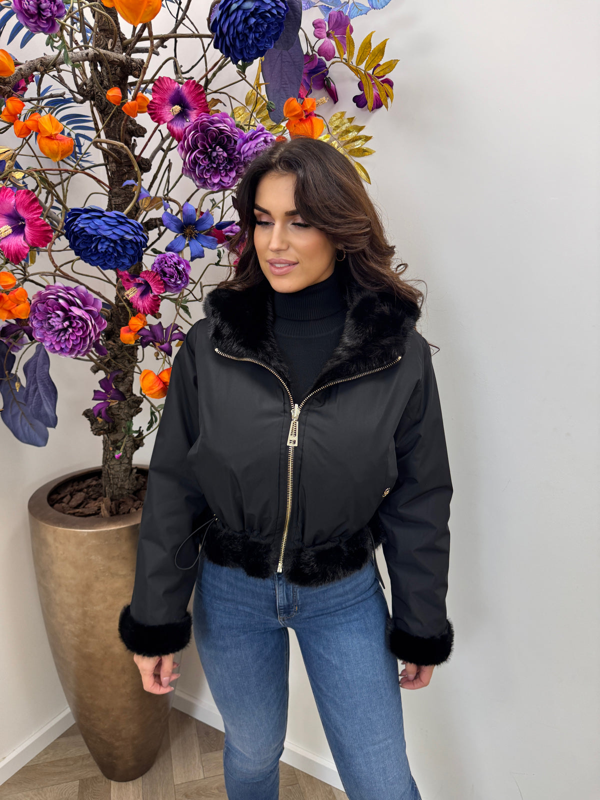 Reversible Jacket 2 In 1 Black Liu Jo 1994