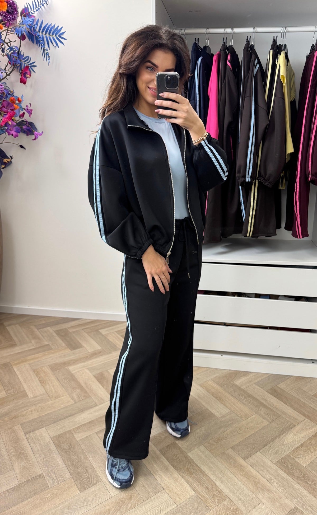 2 Delige Set Kimmy Black Blue