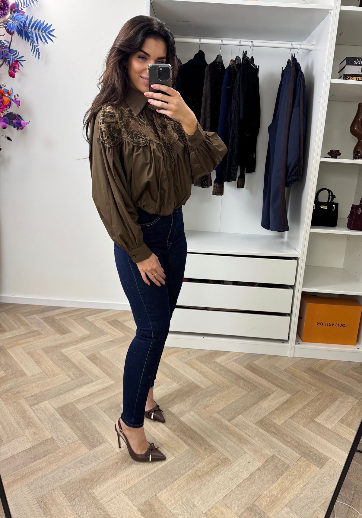 Blouse Koko Uni Choco 9918