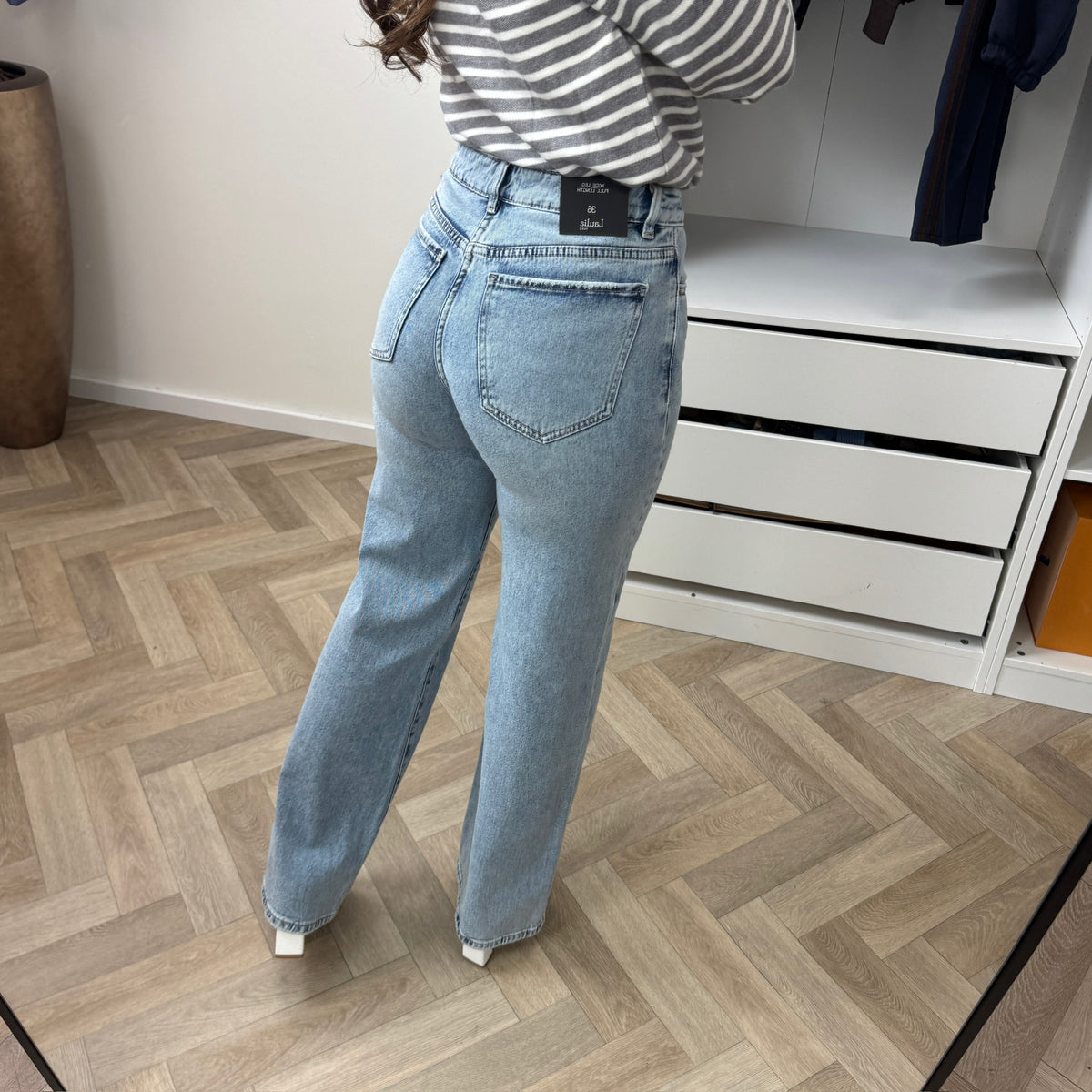 Jeans Laulia Straight Light Denim T6320-17