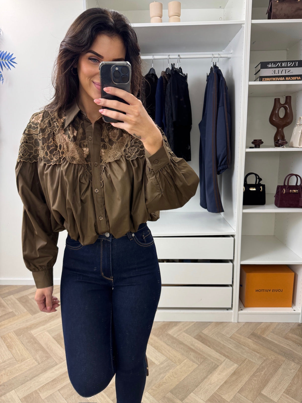 Blouse Koko Uni Choco 9918