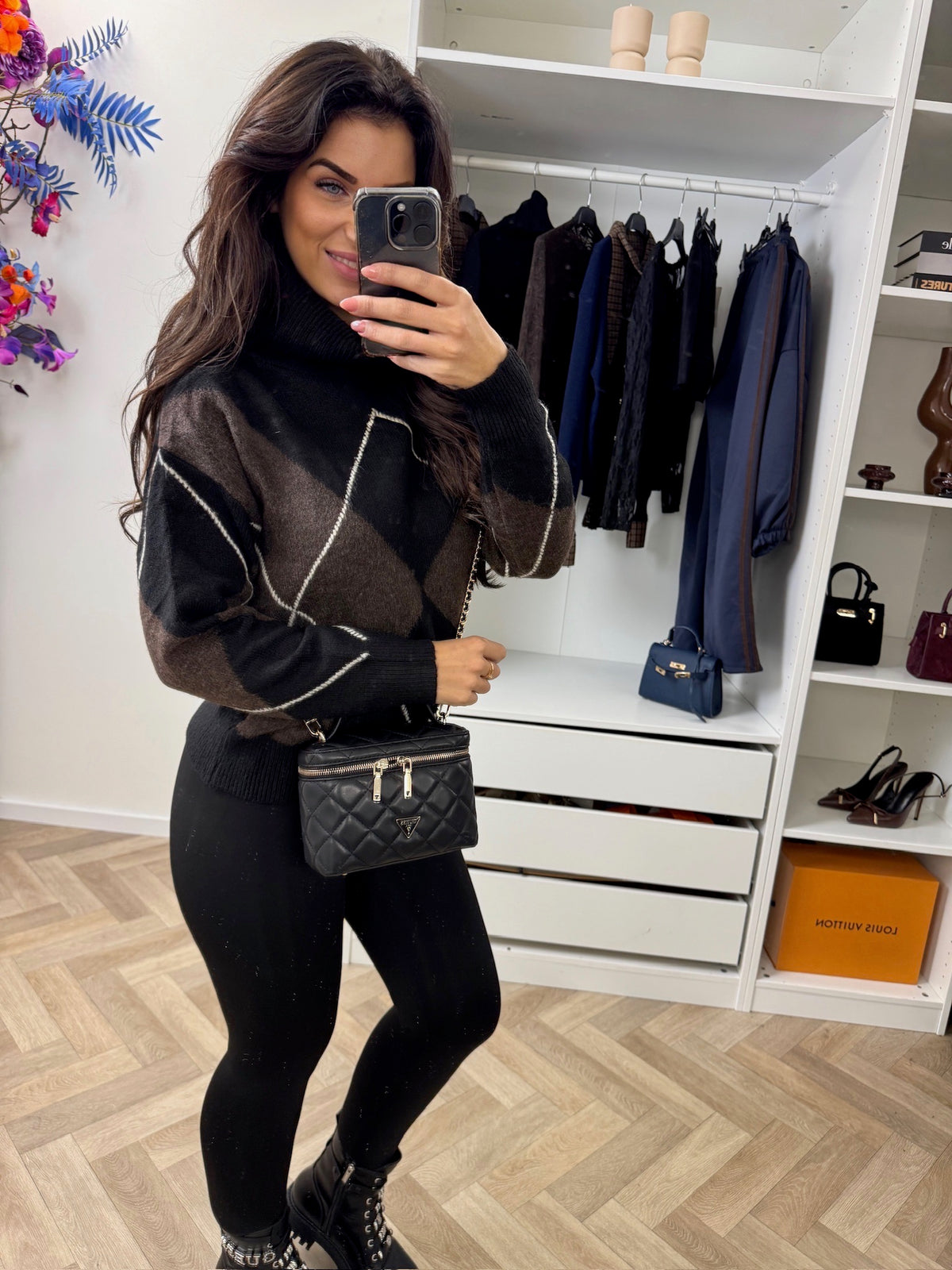 Trui Ruit Black 52268