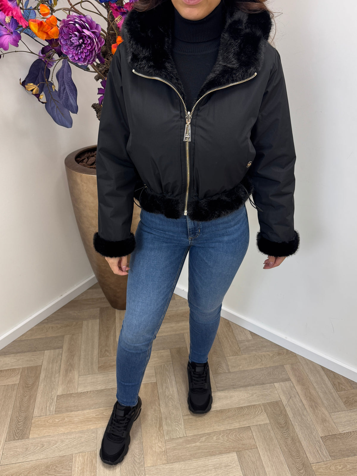 Reversible Jacket 2 In 1 Black Liu Jo 1994
