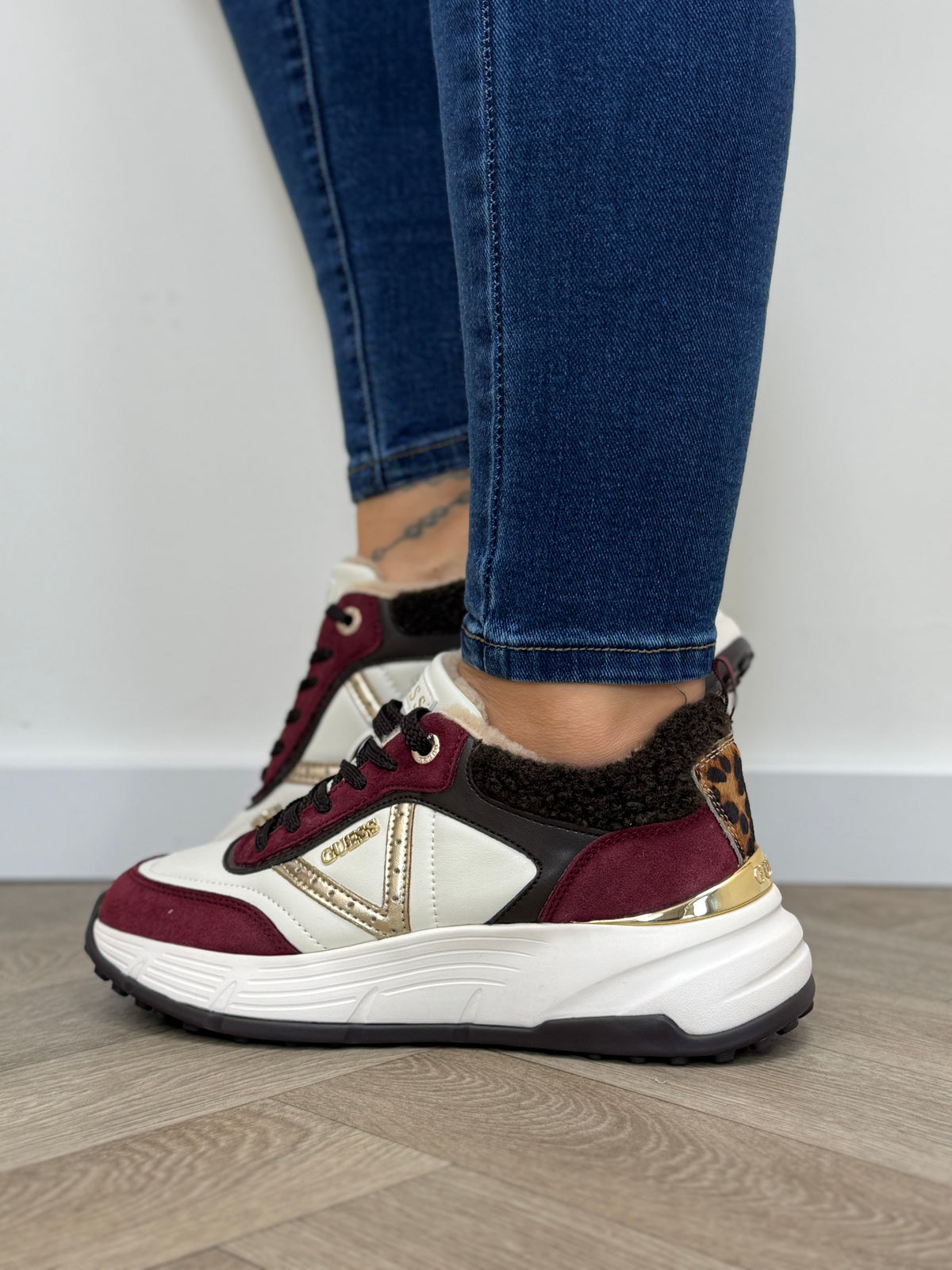 Sneakers Facter Burgundy Creme 1436