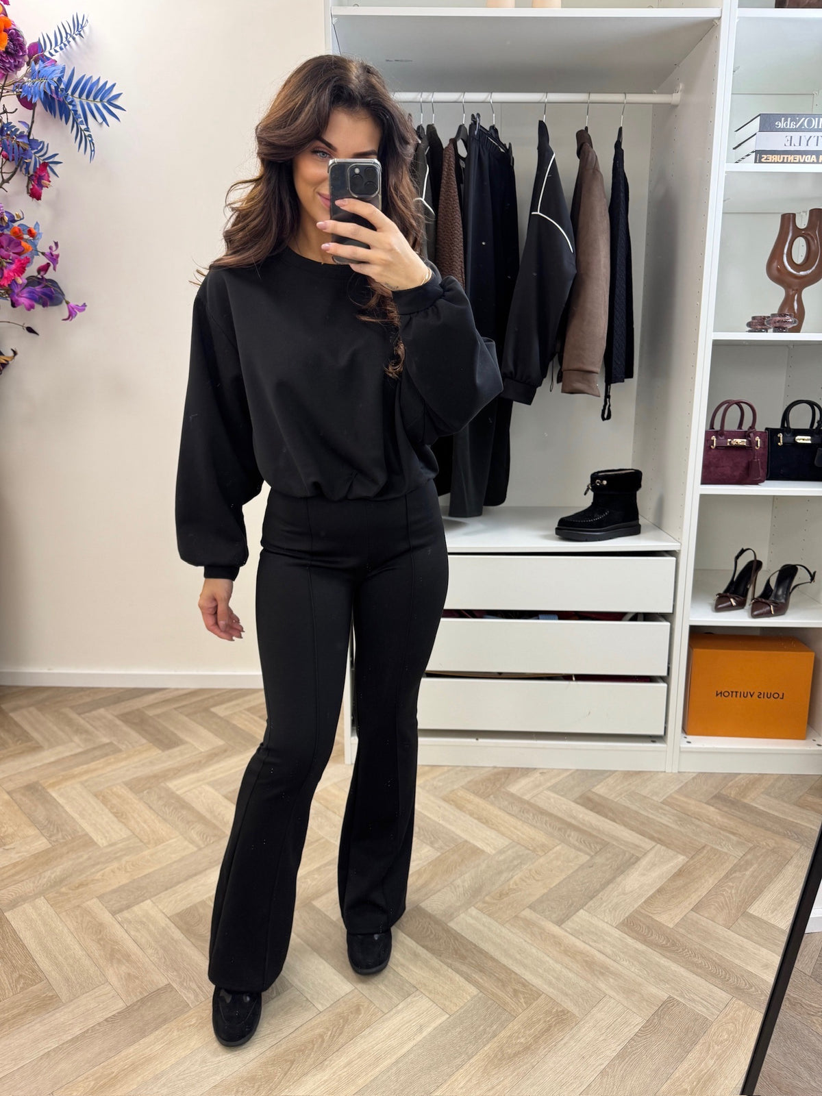 Set Flair Long Sleeve Black