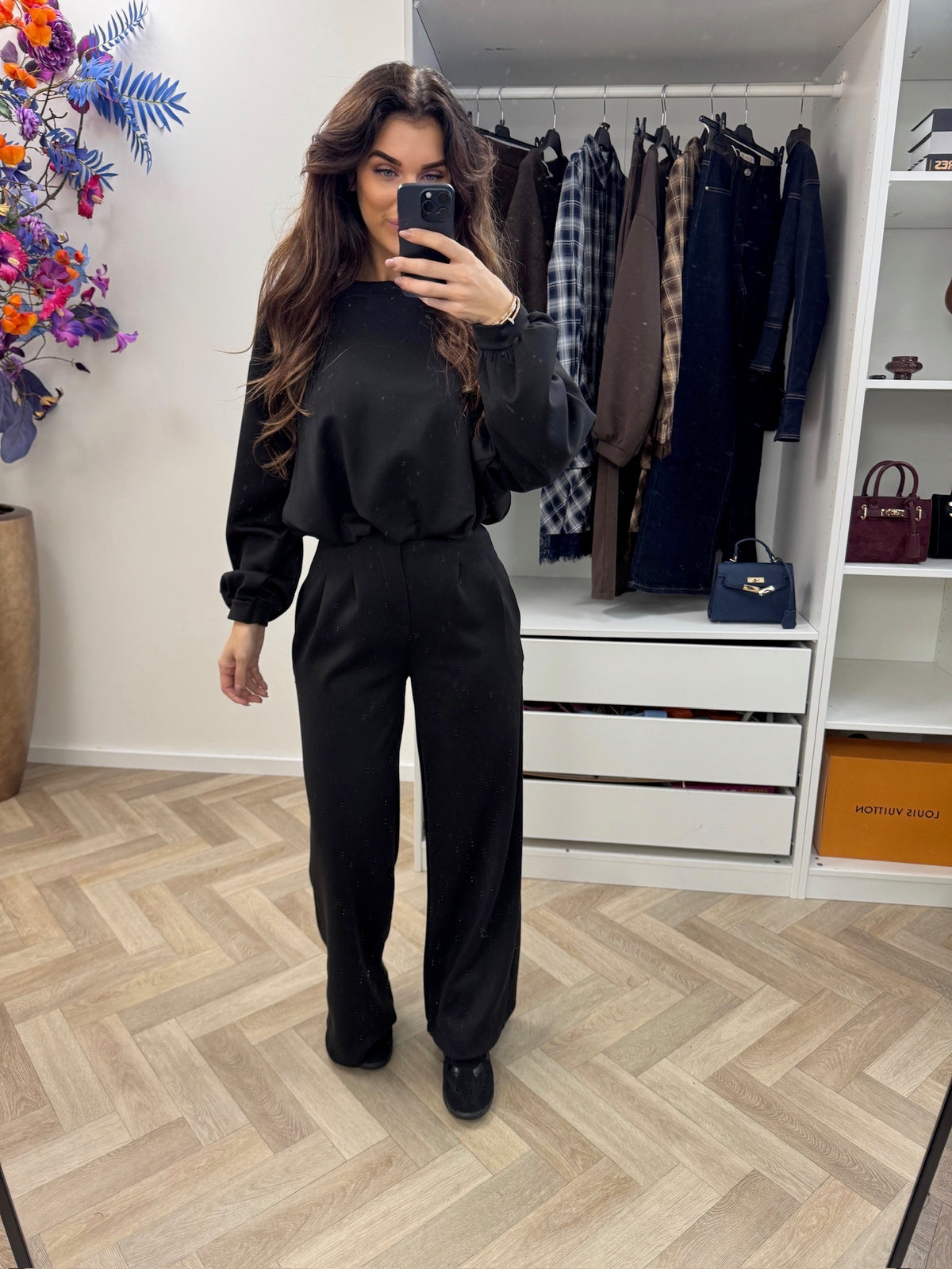 Set Donna Long Sleeve Black