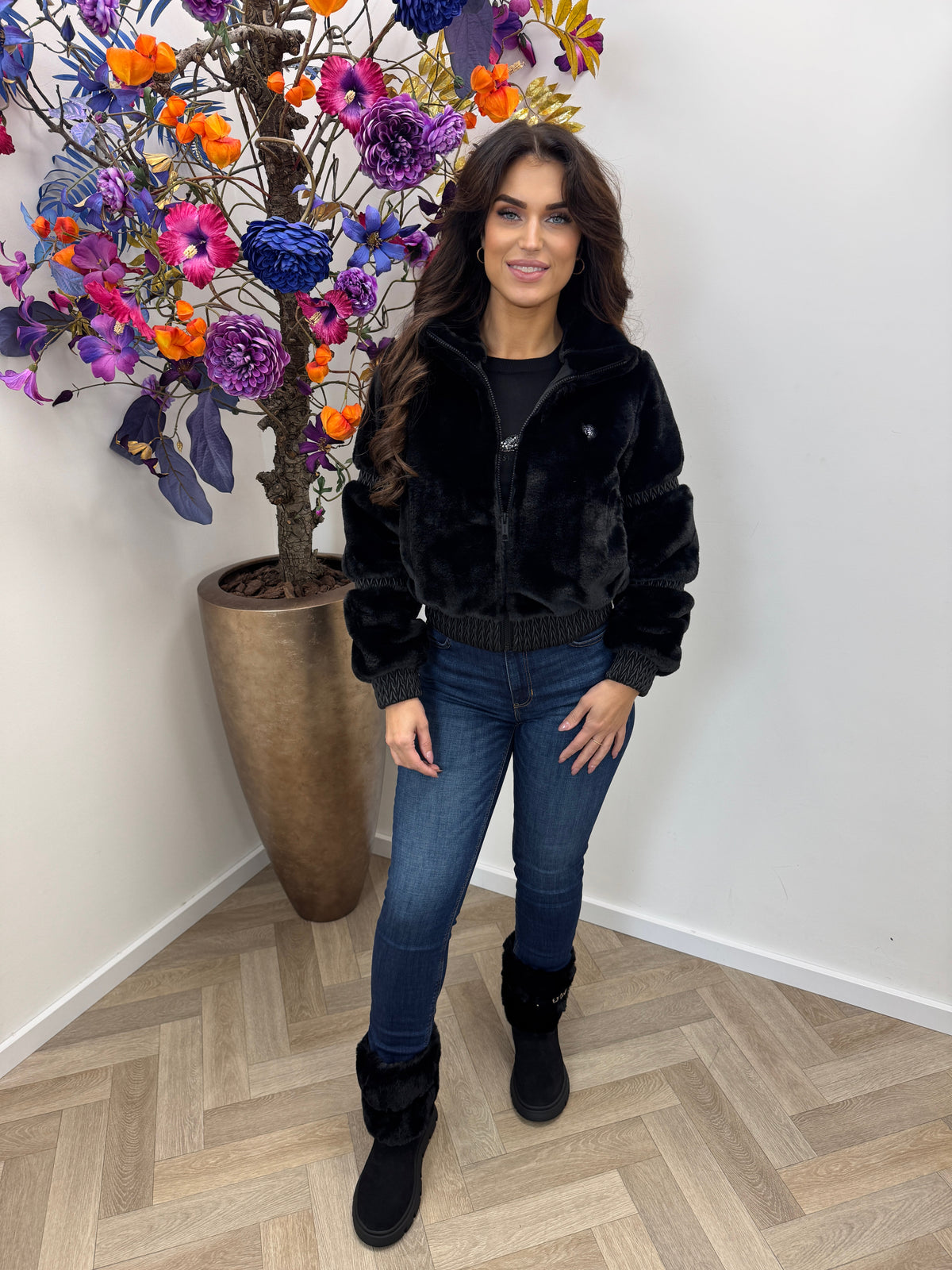 Jacket Carla Black Guess 1427