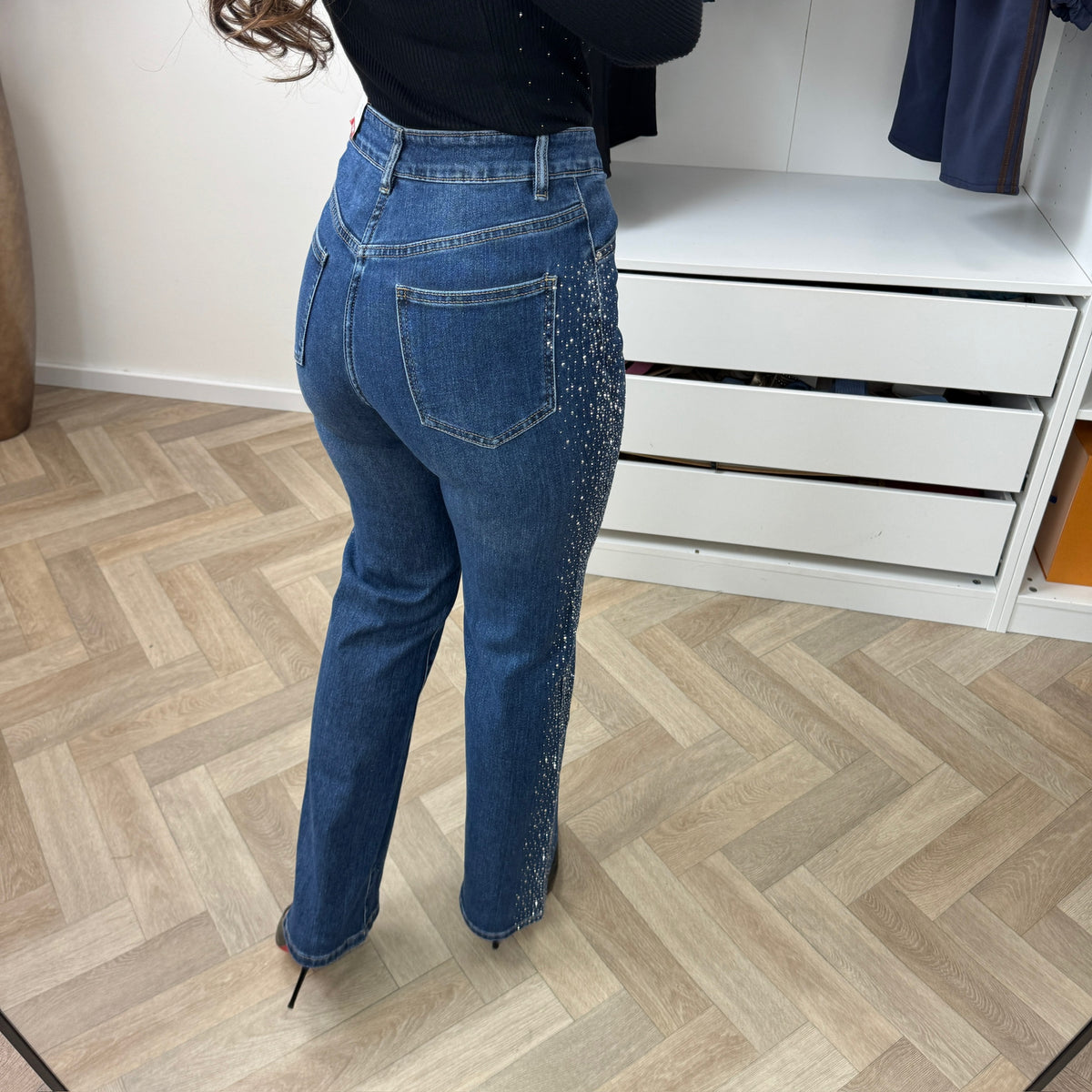 Jeans Diamonds Blue DF2006-52