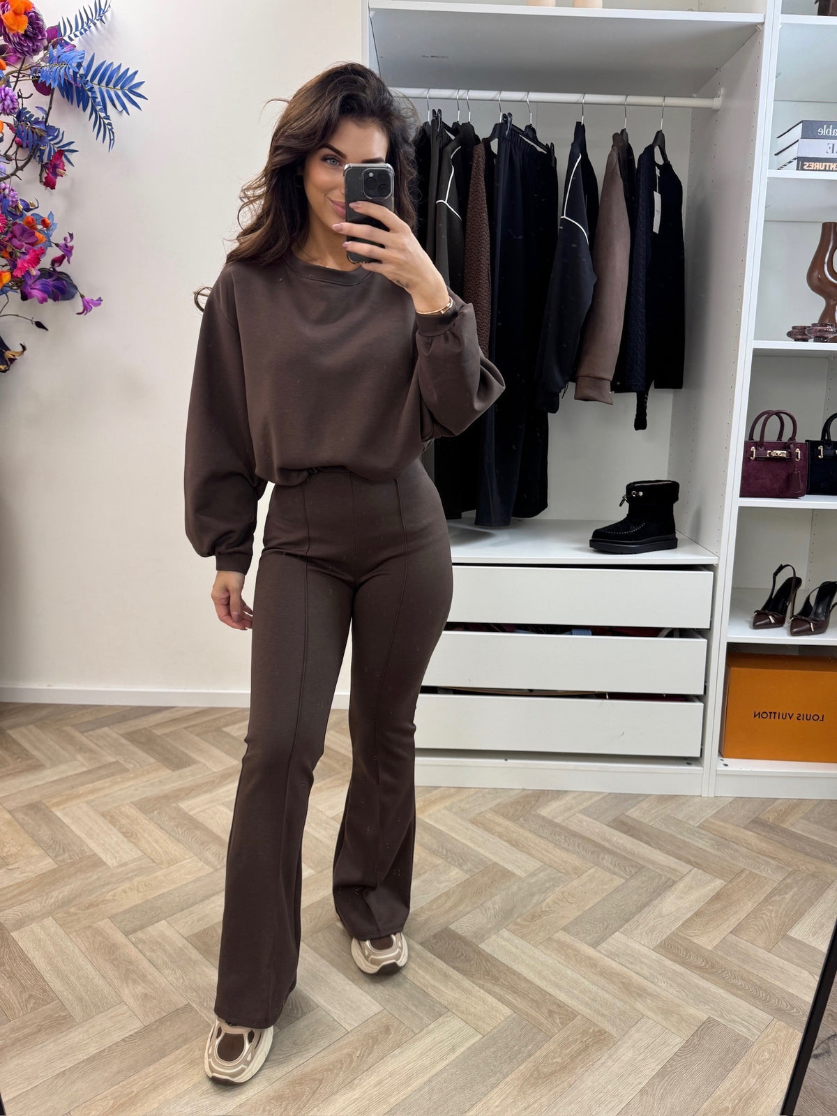 Set Flair Long Sleeve Choco