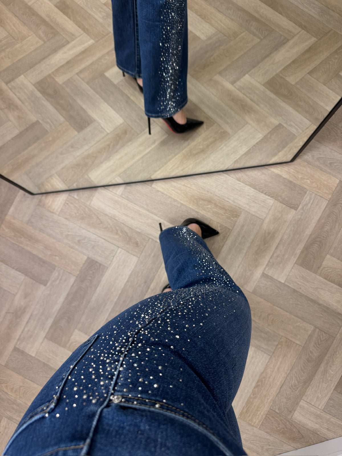 Jeans Diamonds Blue DF2006-52