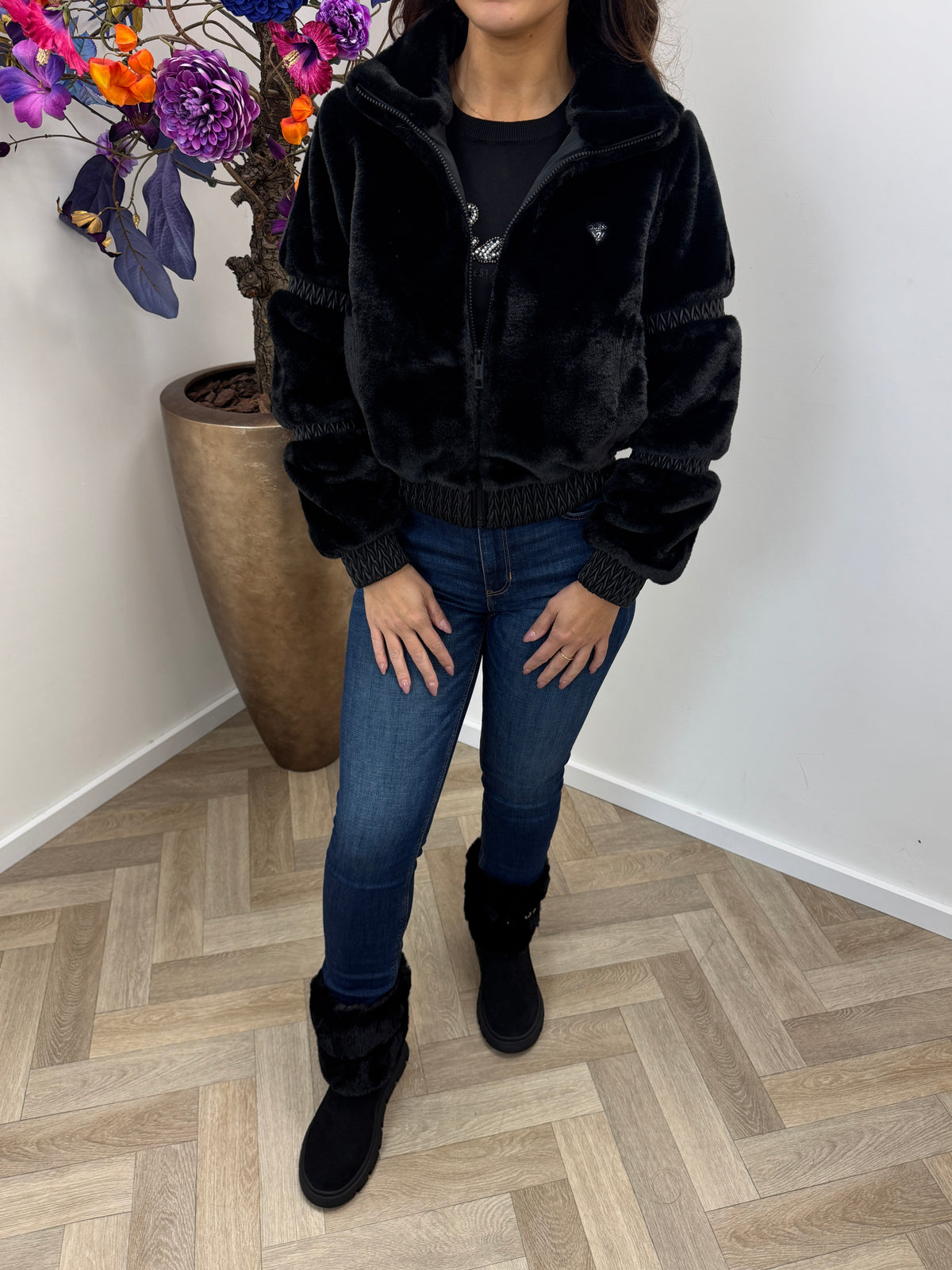 Jacket Carla Black Guess 1427