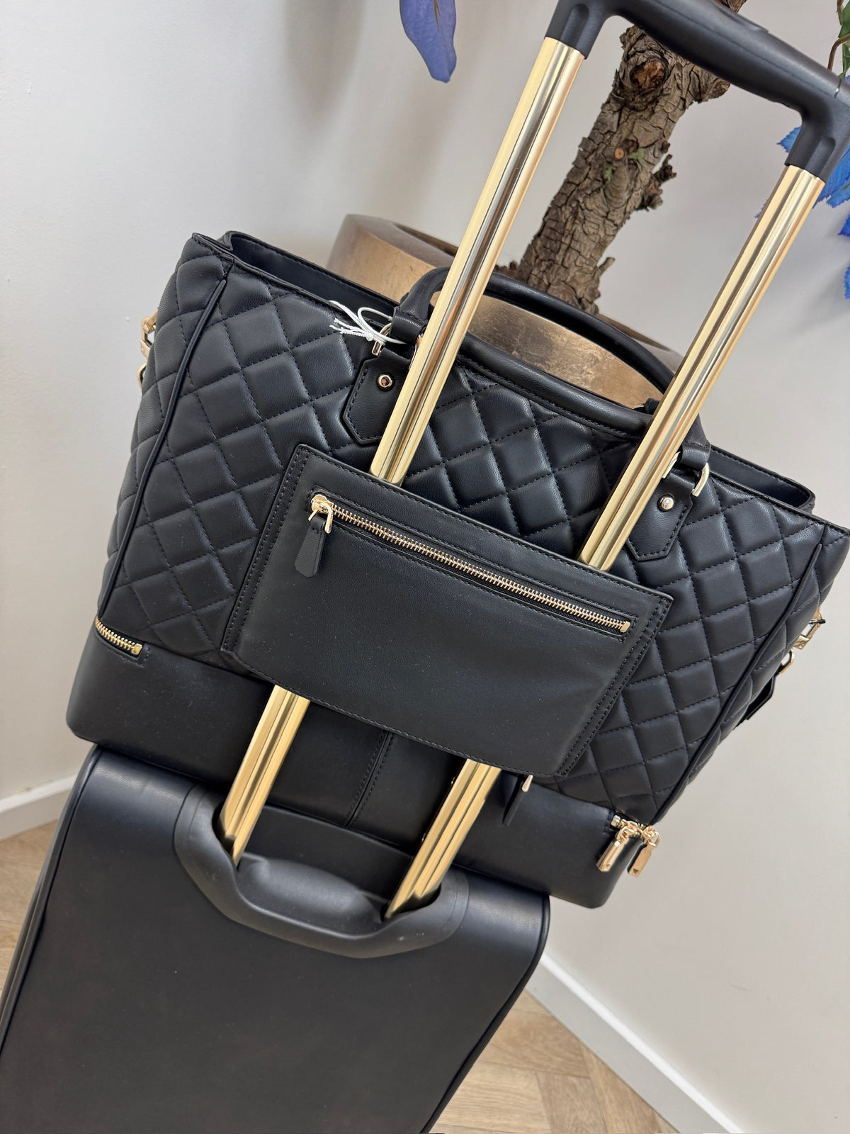 Small Trolley Juliet Black Guess 1382