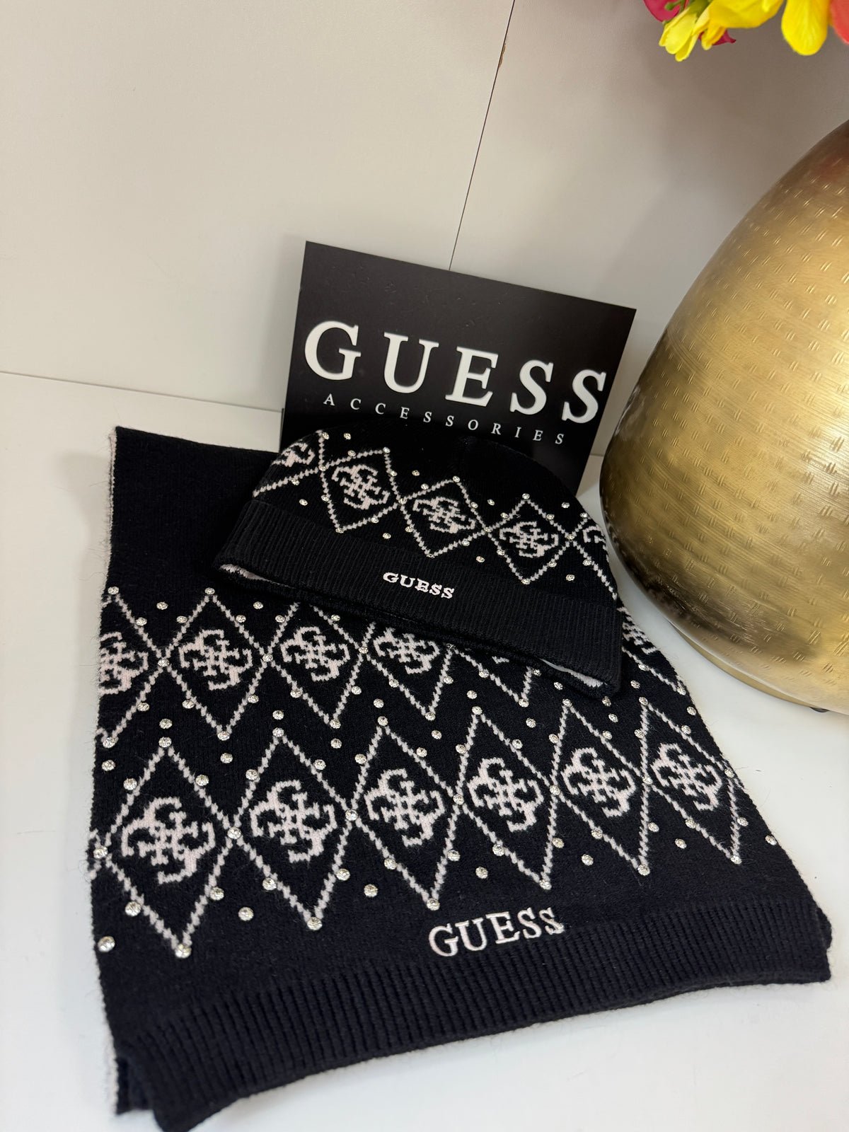 Beanie Lily 4G Black Guess 1424