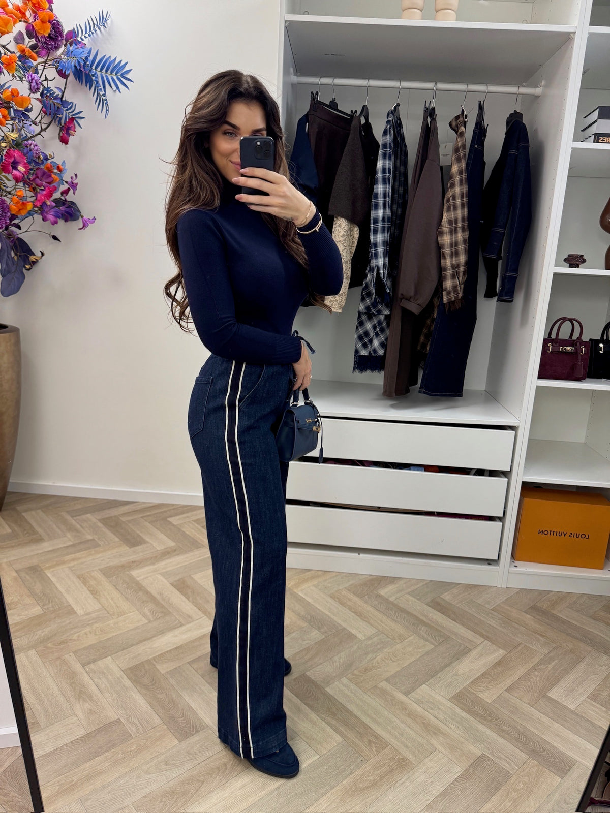 Basic Col Top Navy