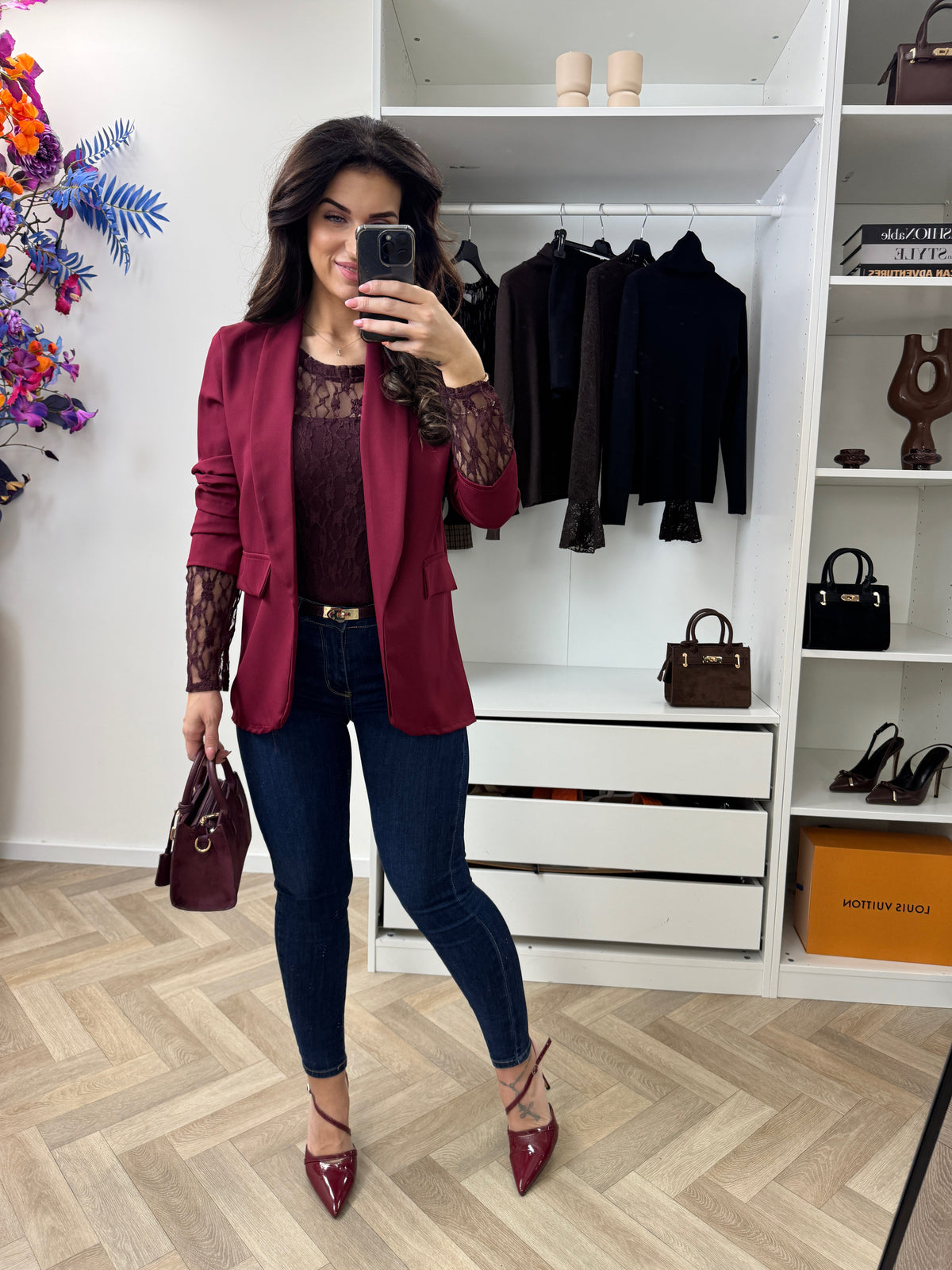 Smock Blazer Sunny Bordeaux