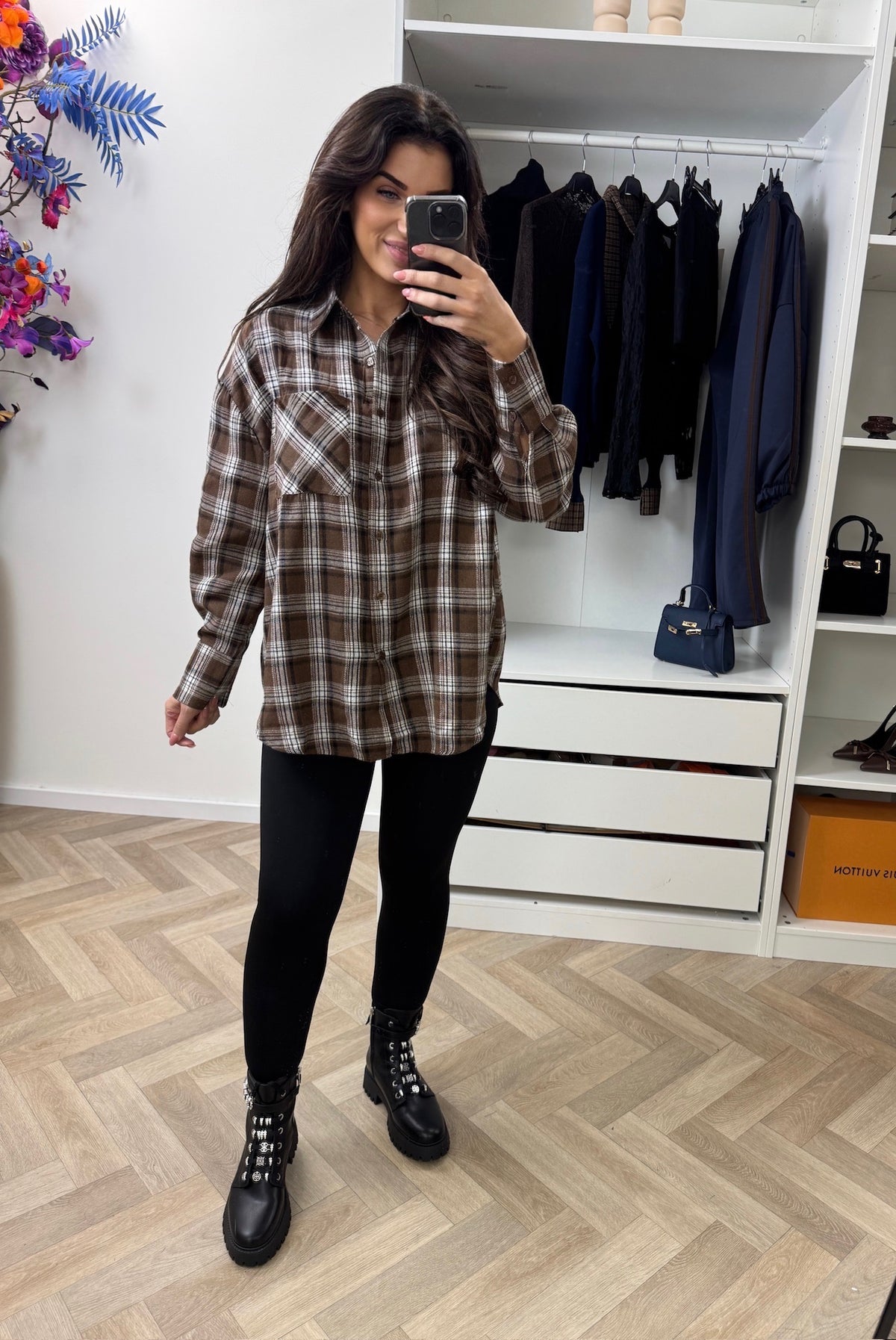 Ruit Blouse May Choco KD22036