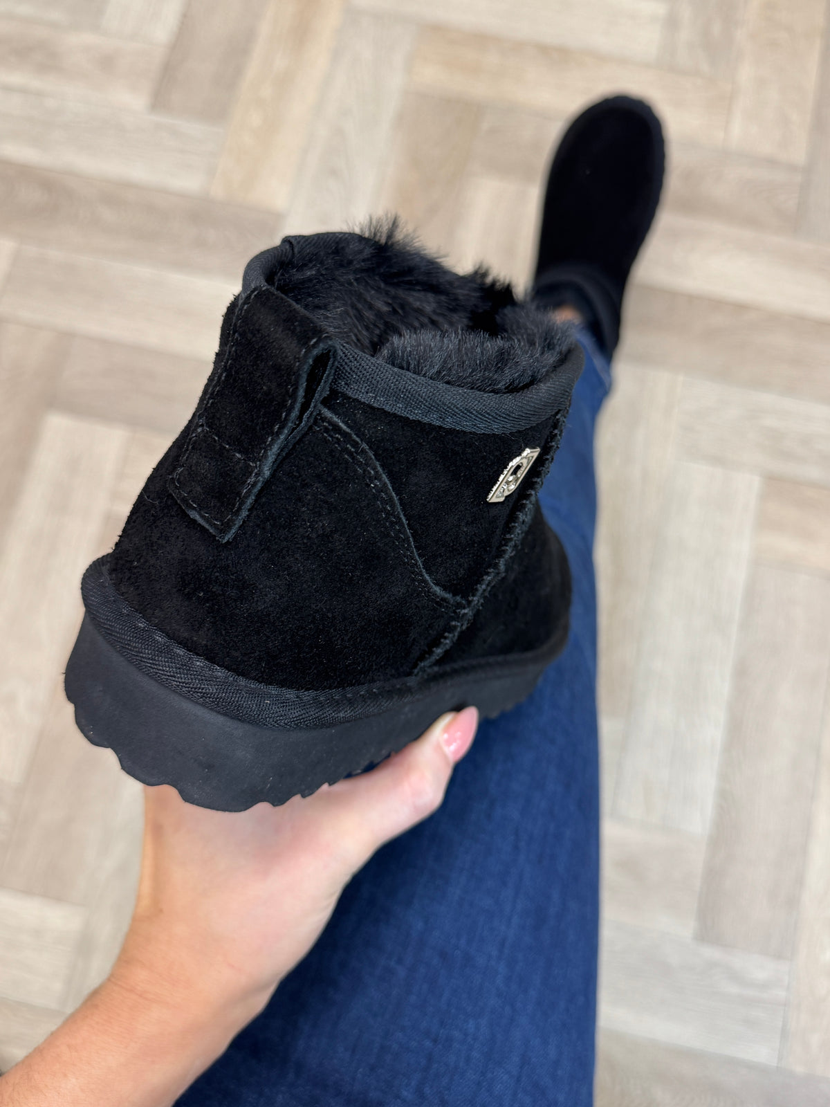 Mini Uggies Cow Suede Jill Black Liu Jo 2022