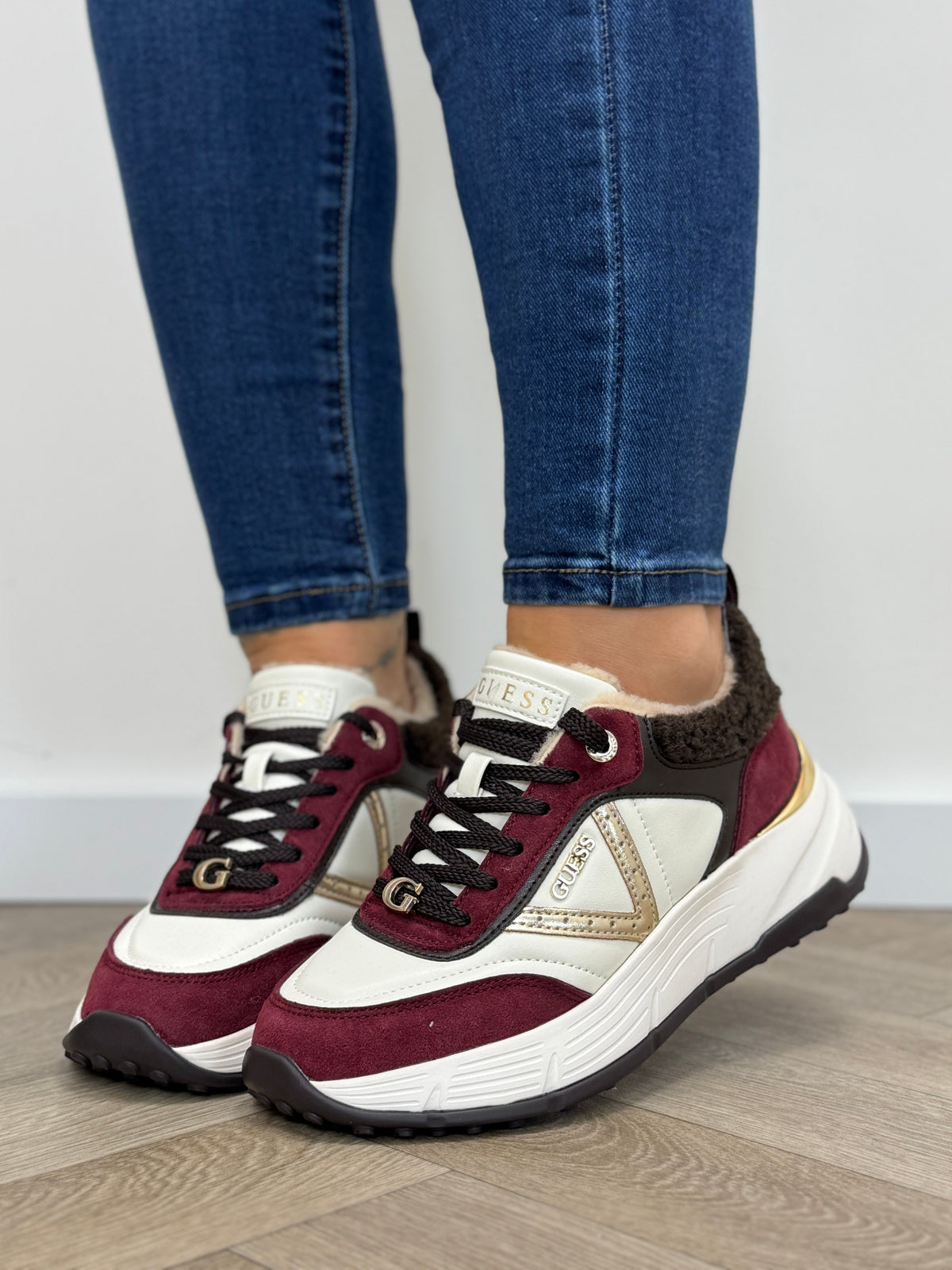 Sneakers Facter Burgundy Creme 1436
