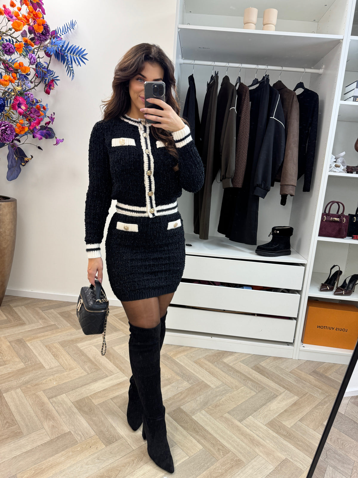 Cardigan Aomori Black Guess 1482