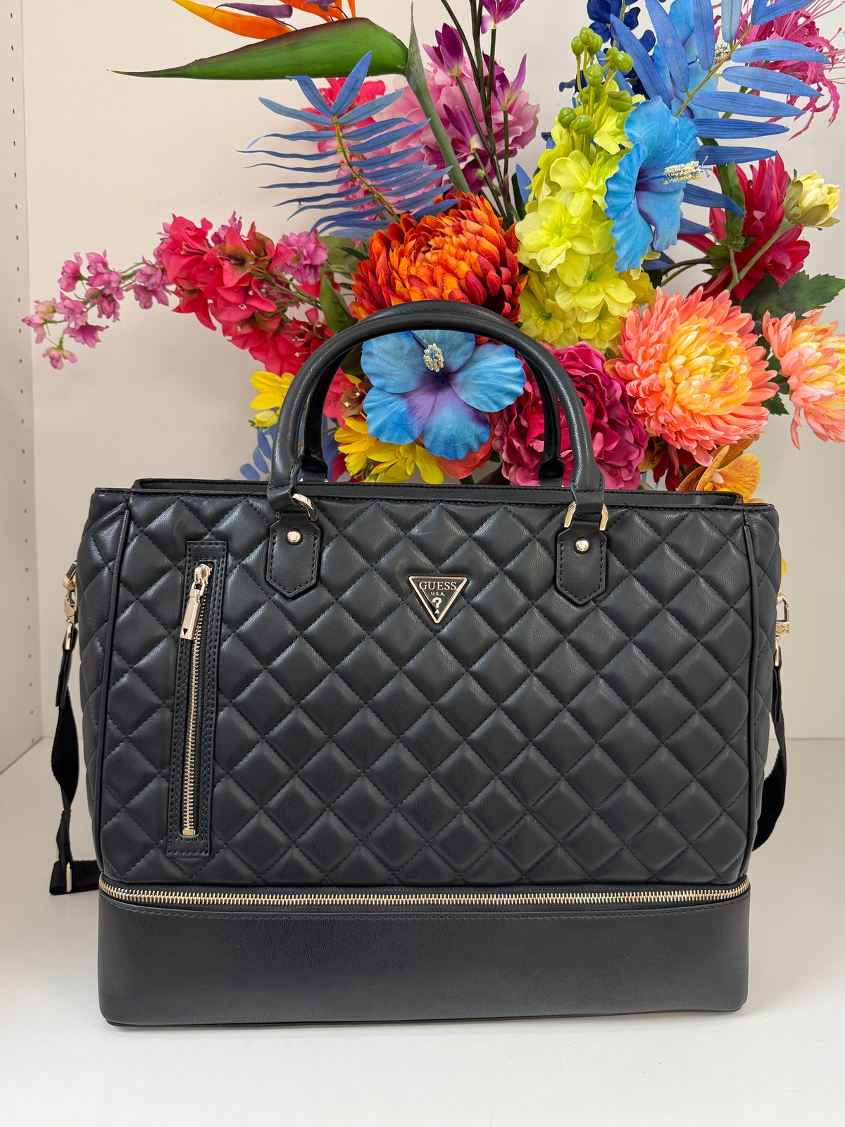 Travel Bag Juliet Black Guess 1383