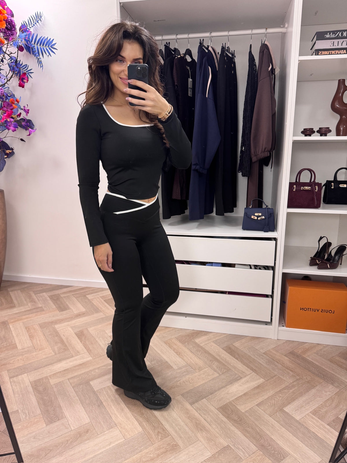 Set Stretch Sasha Black  07021