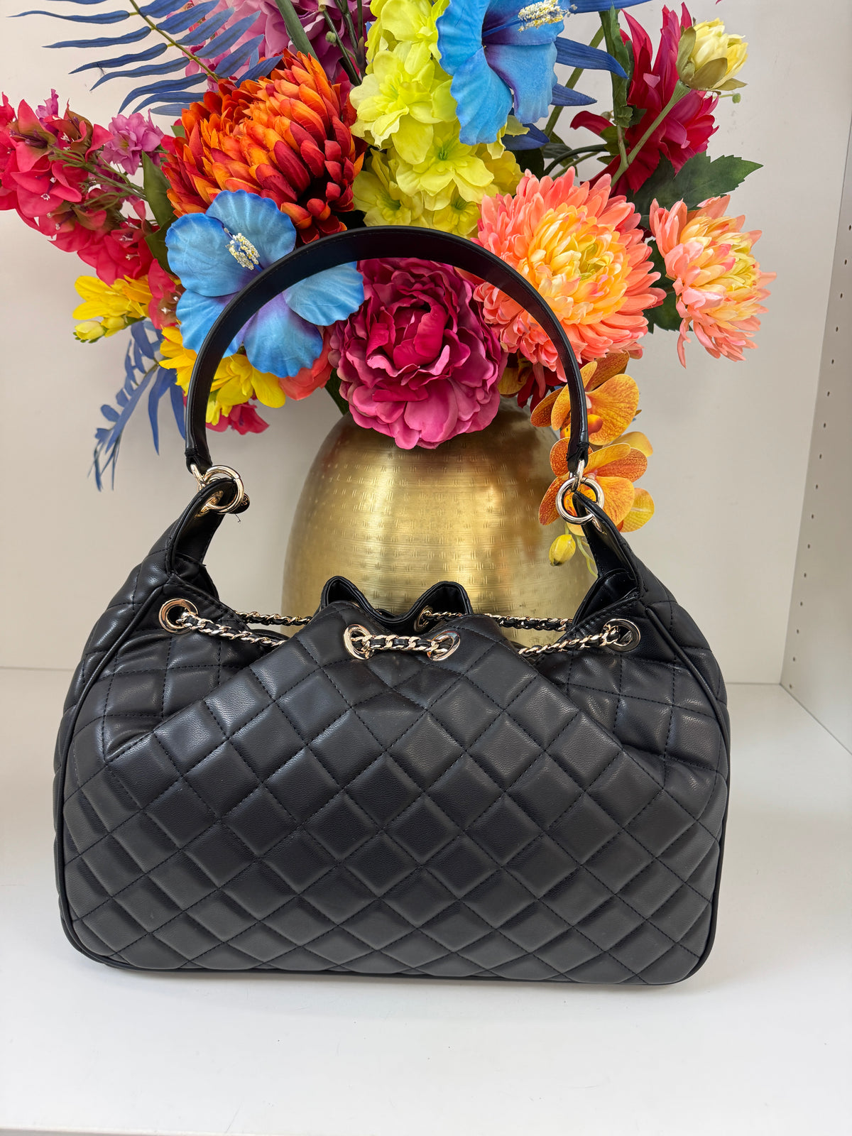 Hobo Bag Juliet Black Guess 1388
