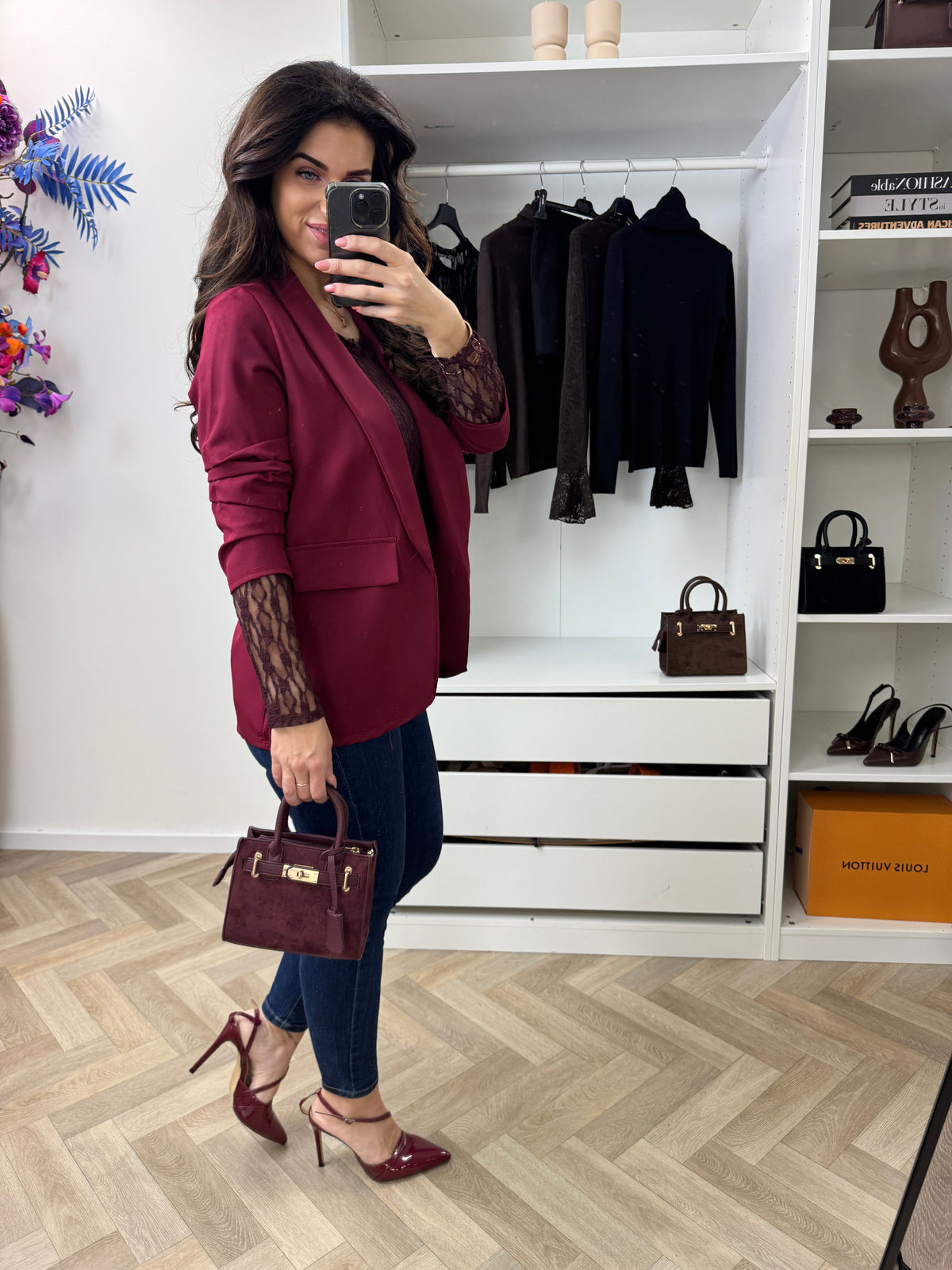 Smock Blazer Sunny Bordeaux