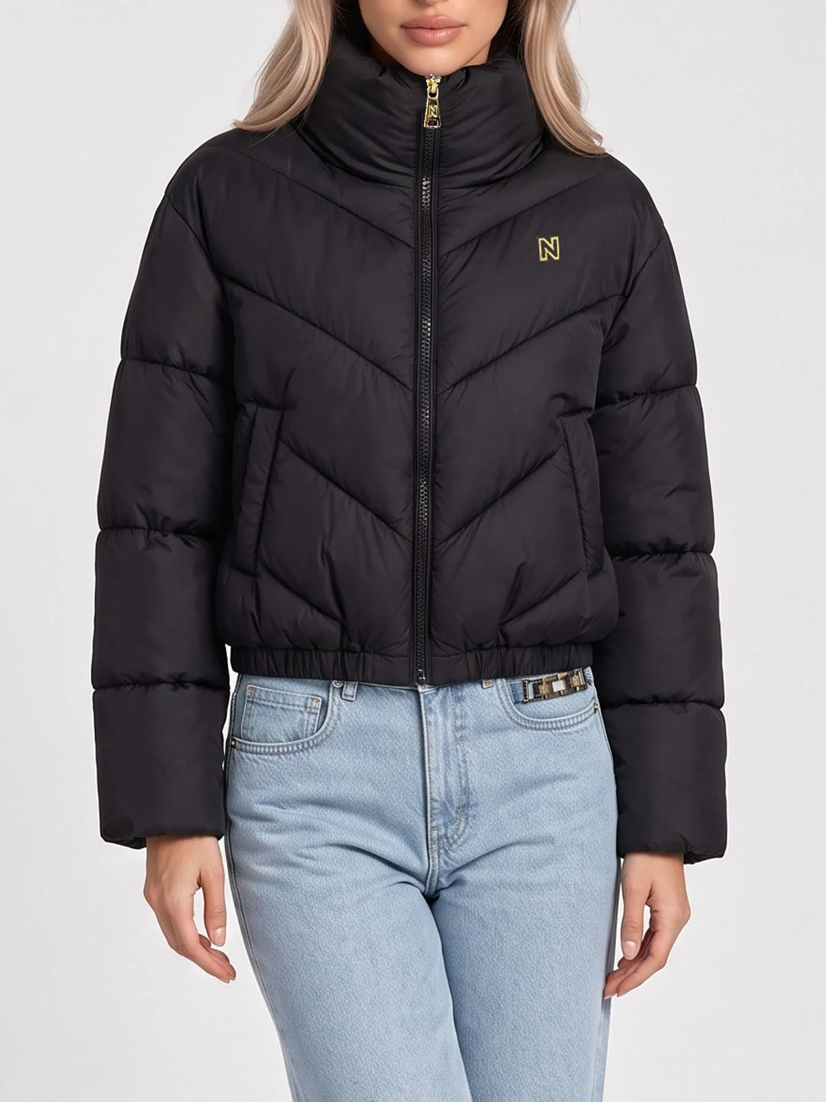 Anatolia Puffer Jacket Black Nikkie
