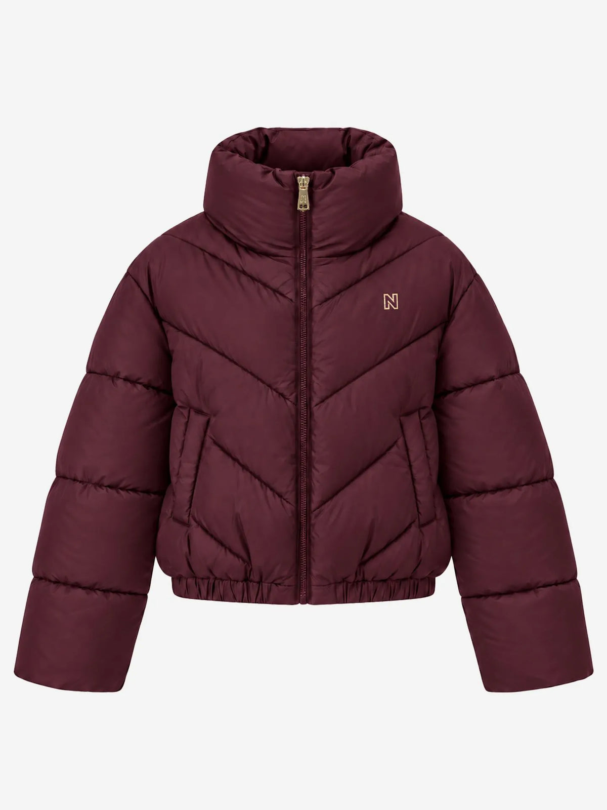 Anatolia Puffer Jacket Grape Wine Nikkie