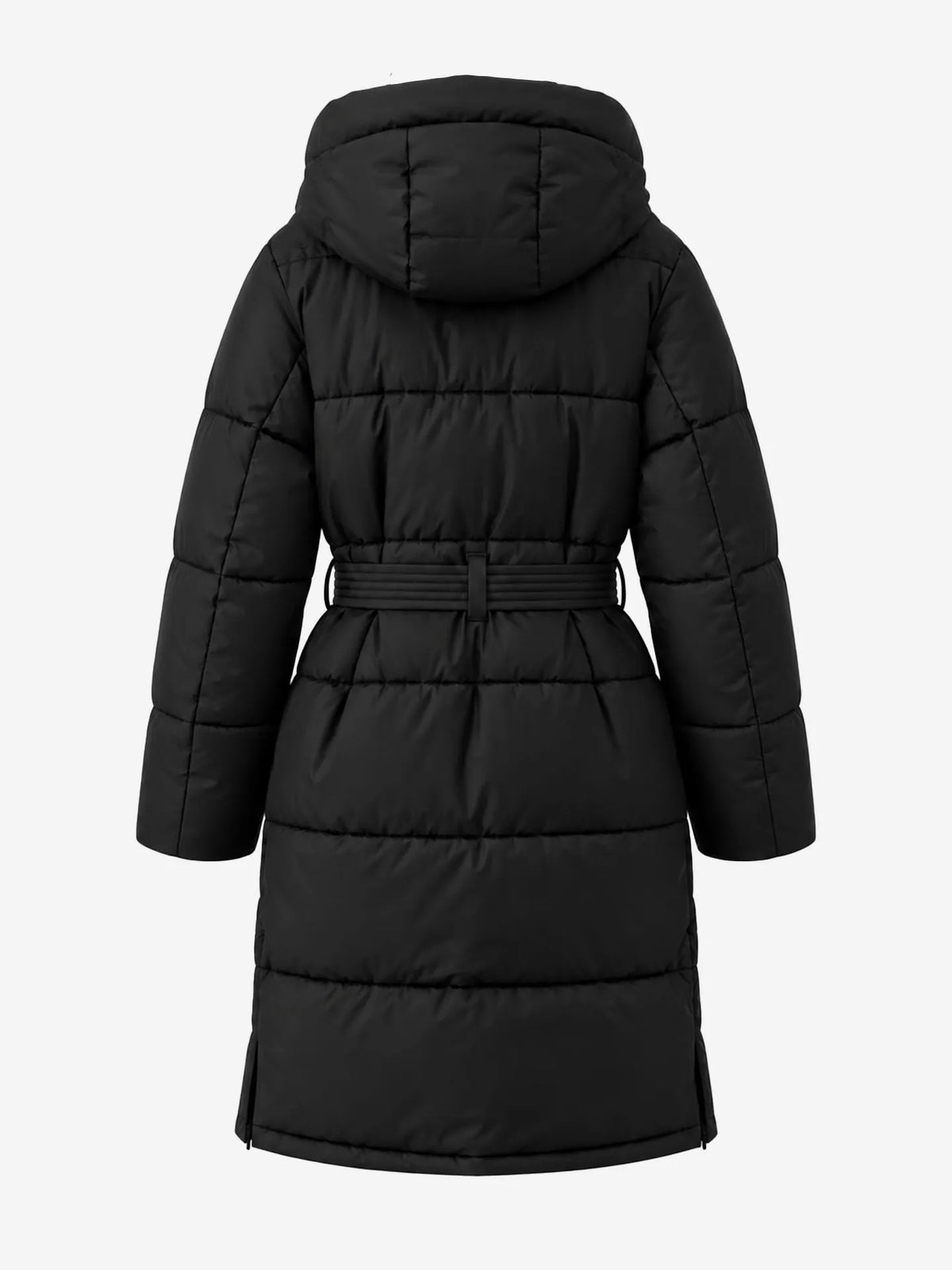 Anara Long Puffer Black Nikkie