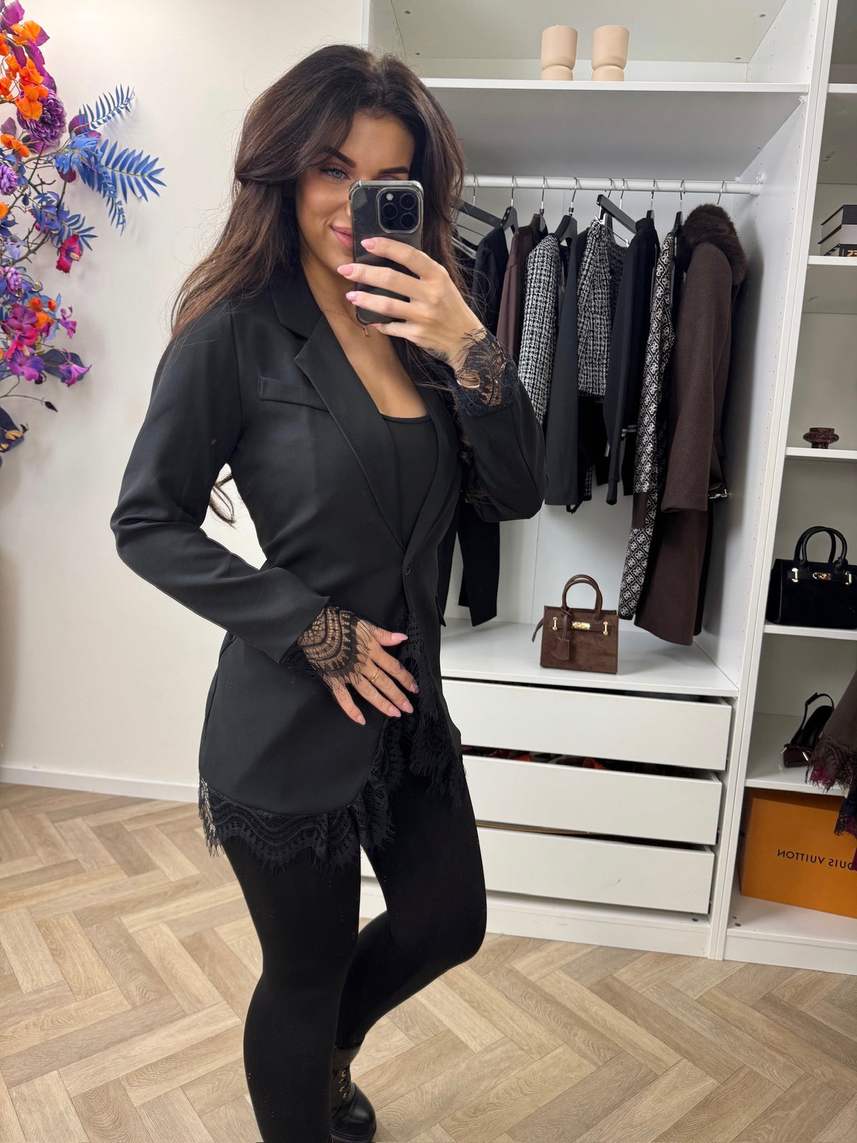 Blazer Lace Black